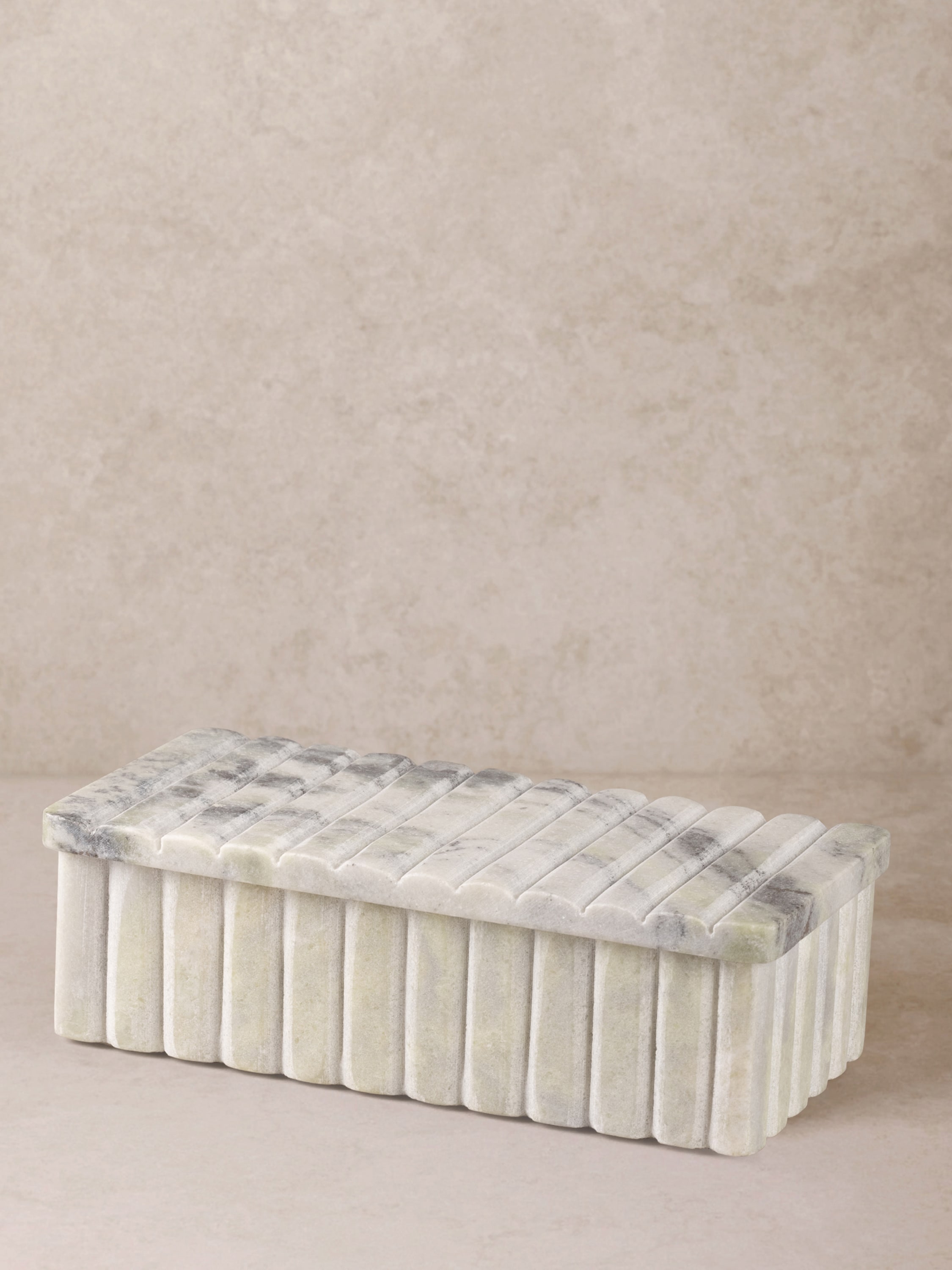 GAURI KOHLI Cuba Green Onyx Decorative Box