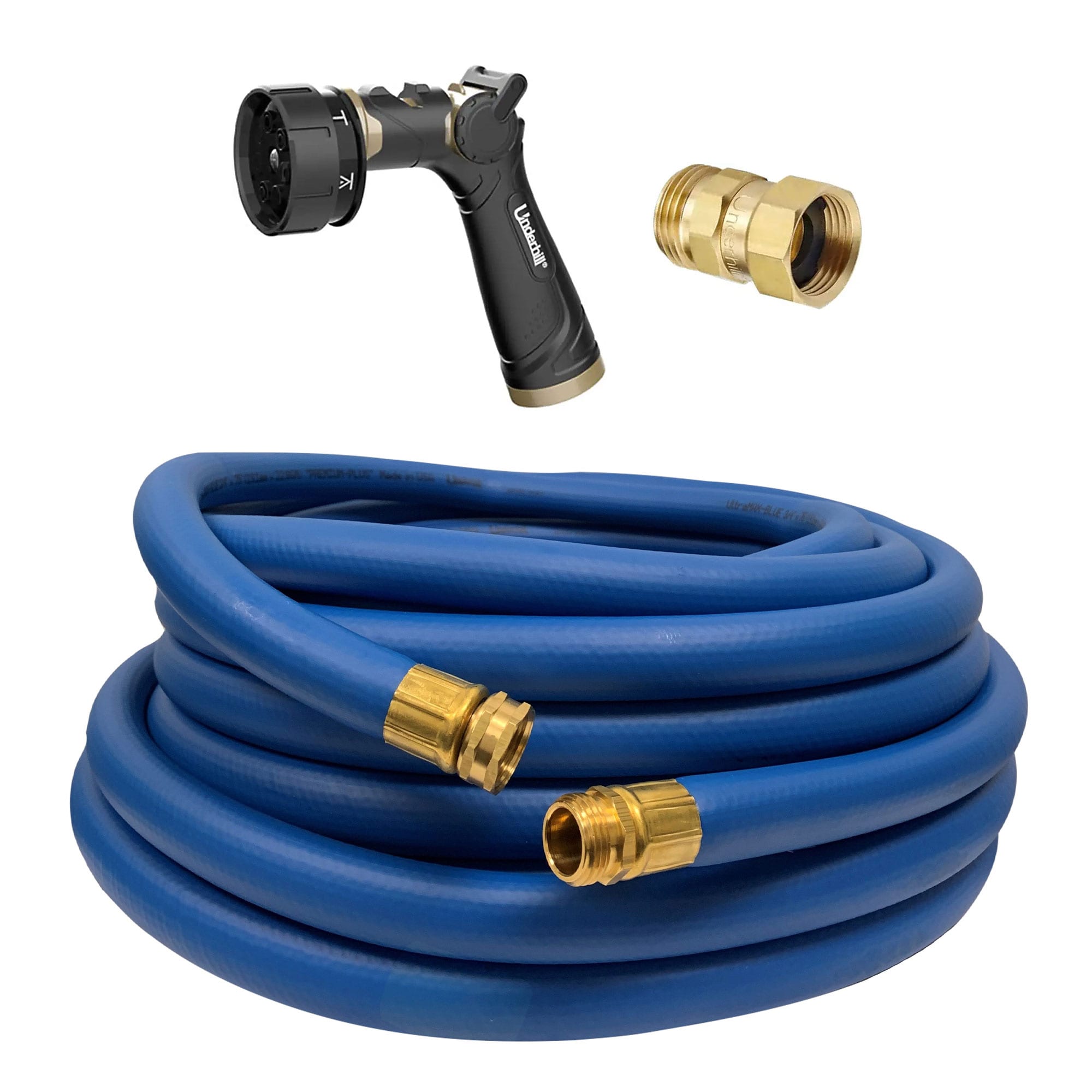Underhill 310356 3/4-in x 75-ft Kink Free Plastic Blue Hose