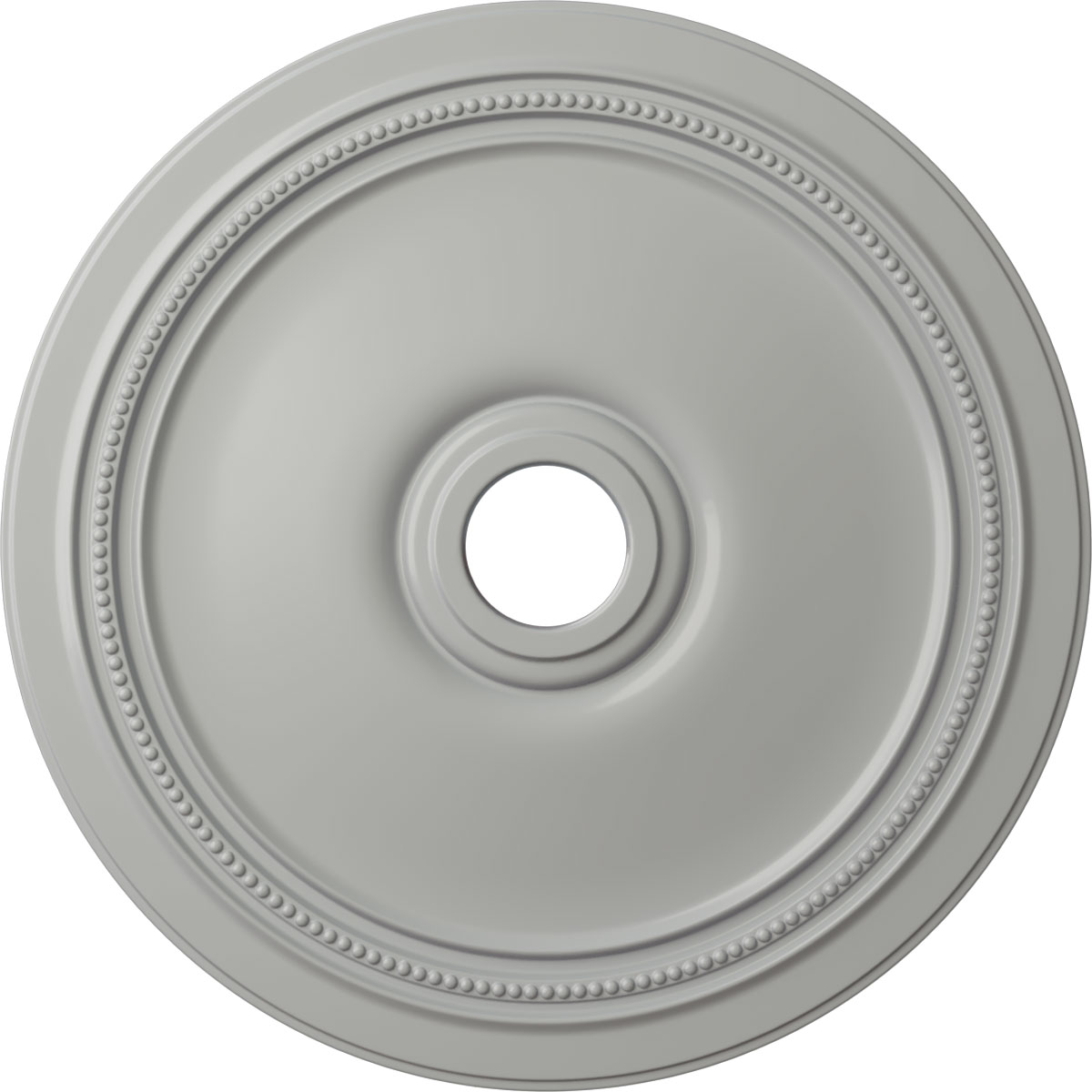 Ekena Millwork CM24DIFRF Diane 24-in W x 24-in L Painted Frost Polyurethane Whole Ceiling Medallion