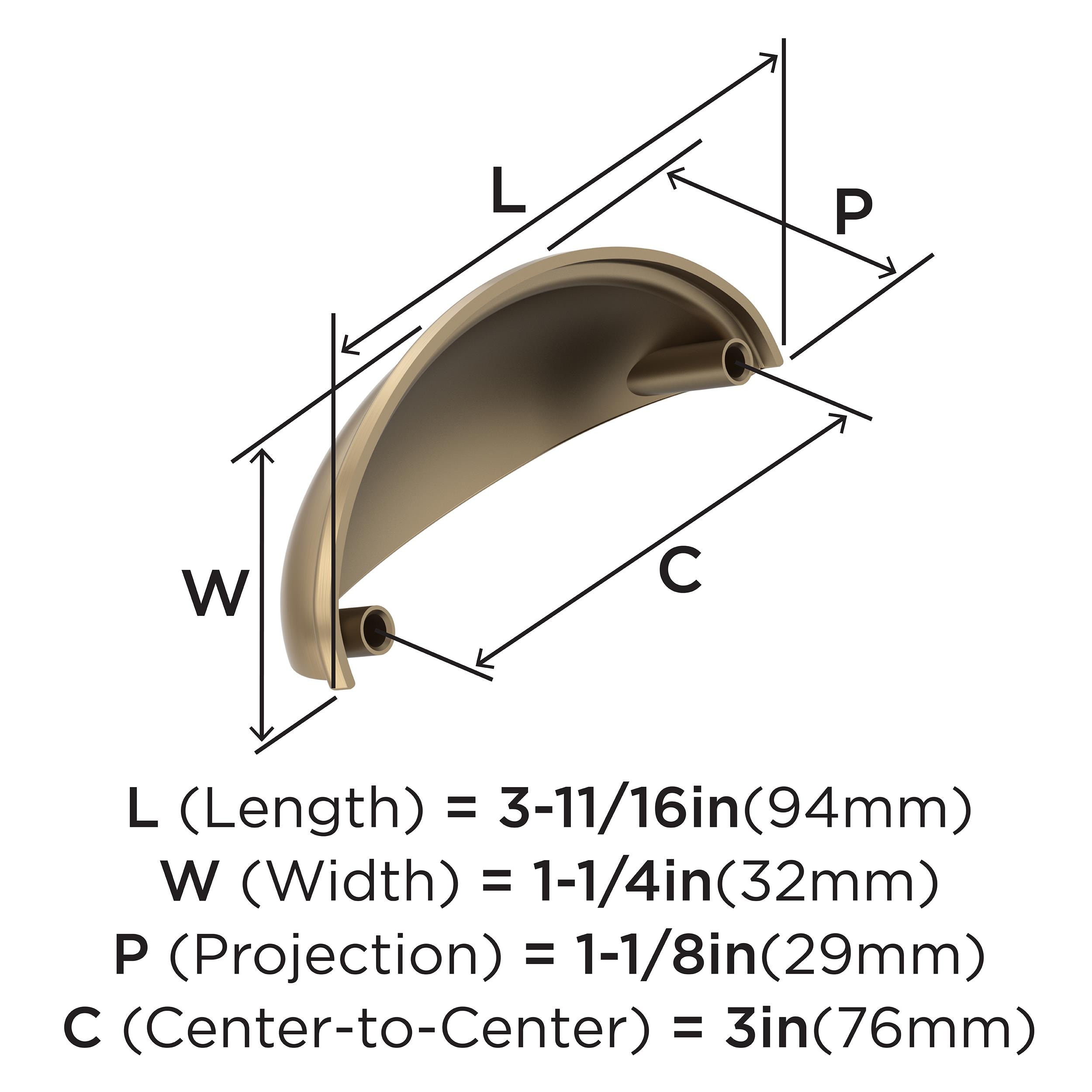 Amerock BP22094CZ Cabinet-Pulls - View #4