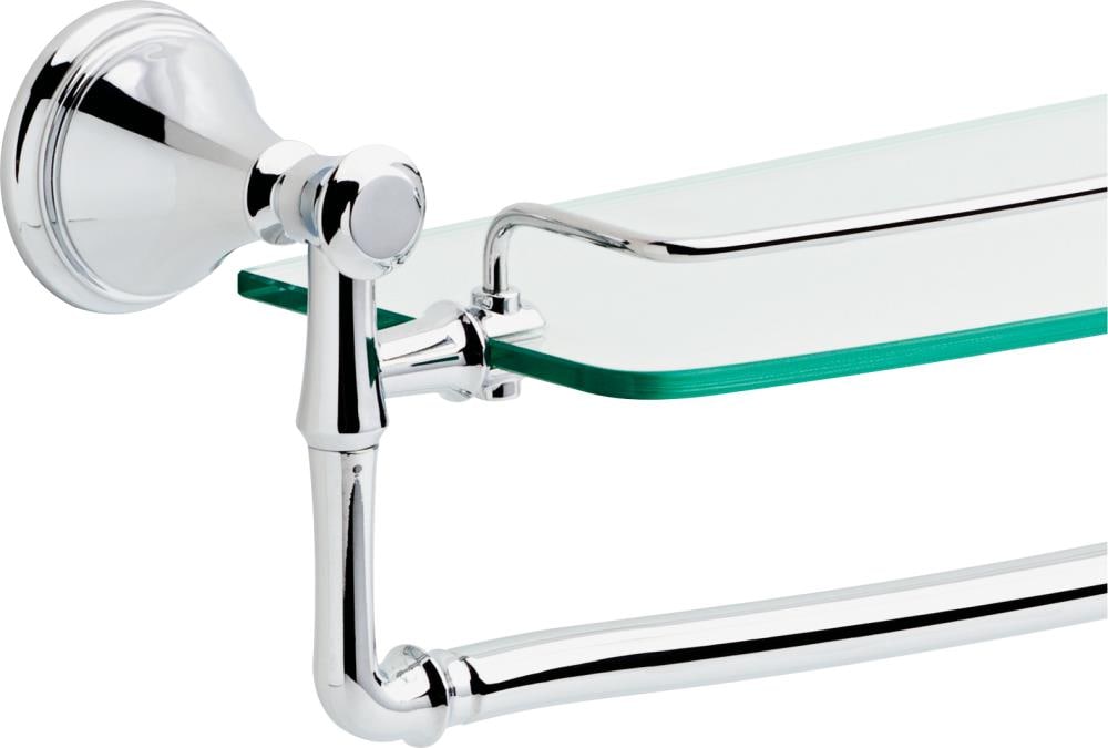Delta Cassidy 18-in Polished Chrome Wall Mount Single Towel Bar in the Towel  Bars department at