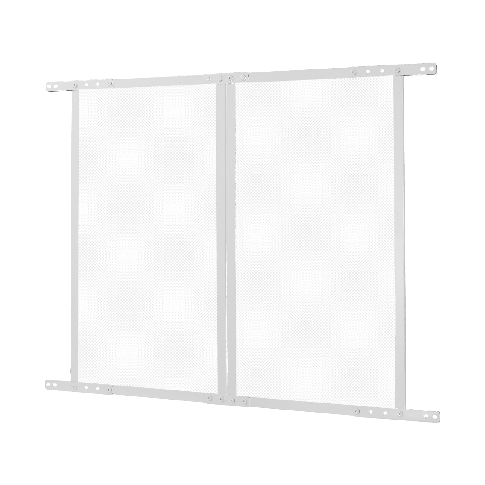 VEVOR SCYPSFCPMMJS08187V0 RV Screen Door Protector  28.5 x 31.5 inch Door Grille  Easy to Install and Disassemble  Reinforced Breathable Protective Mesh  Aluminum Alloy Camper RV Entry Protector for Pet Protection  White