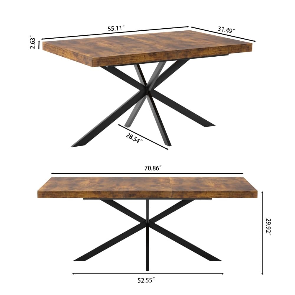 Coolbibila KRUG-TABLE-BROWN Dining-Tables - View #3