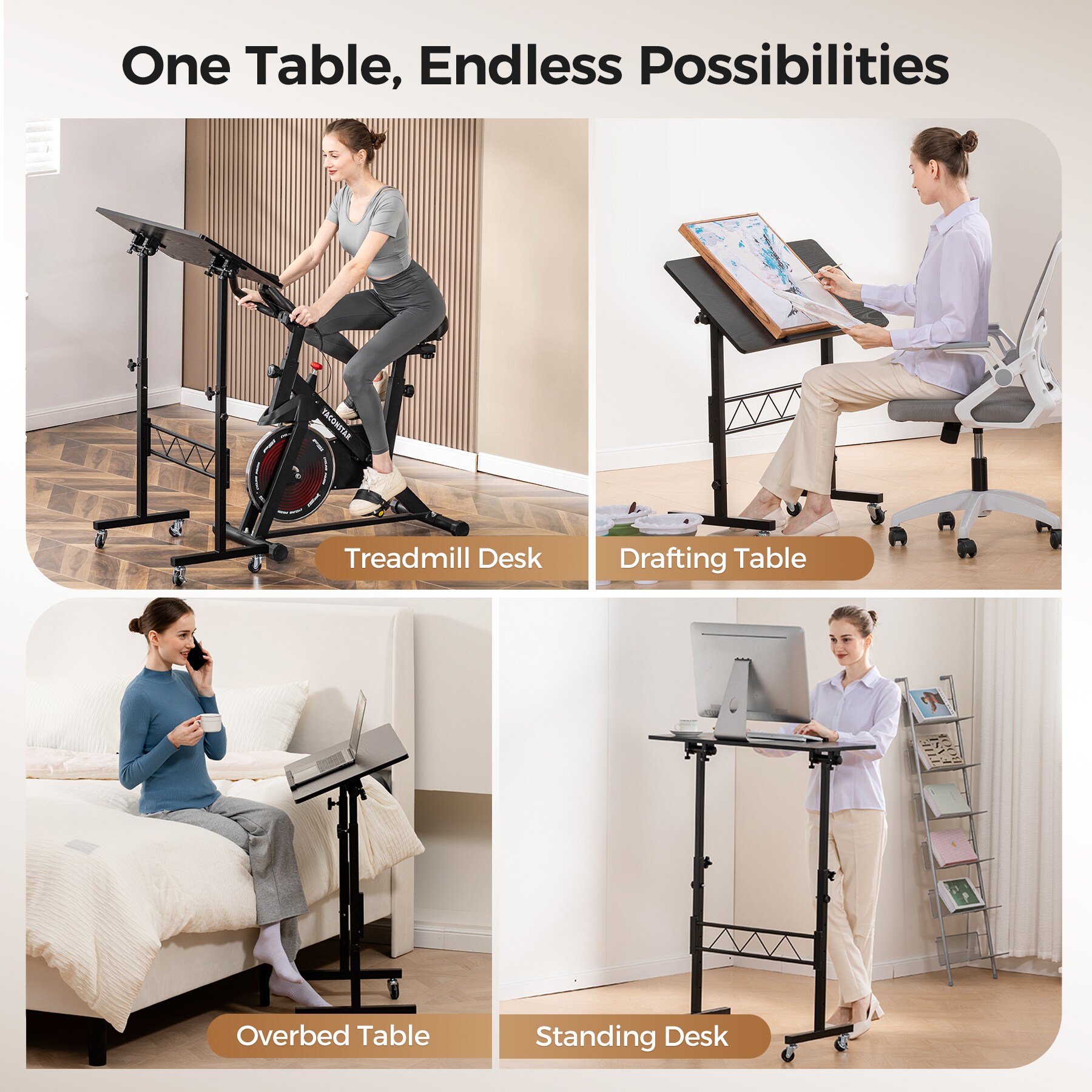 GTPLAYER LOWE'S-DH005-BLACK desks - View #5