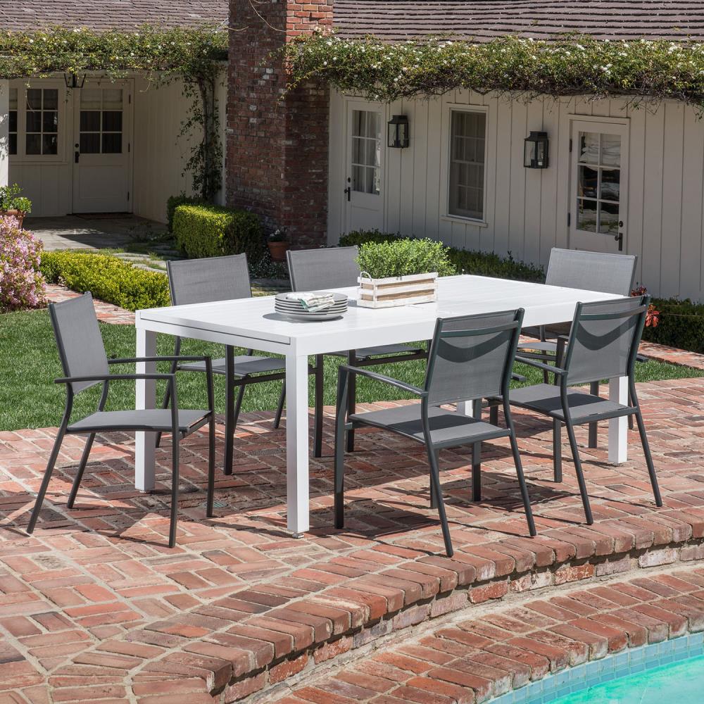 Hanover DELDN7PC-WG Patio-Dining-Sets - View #11