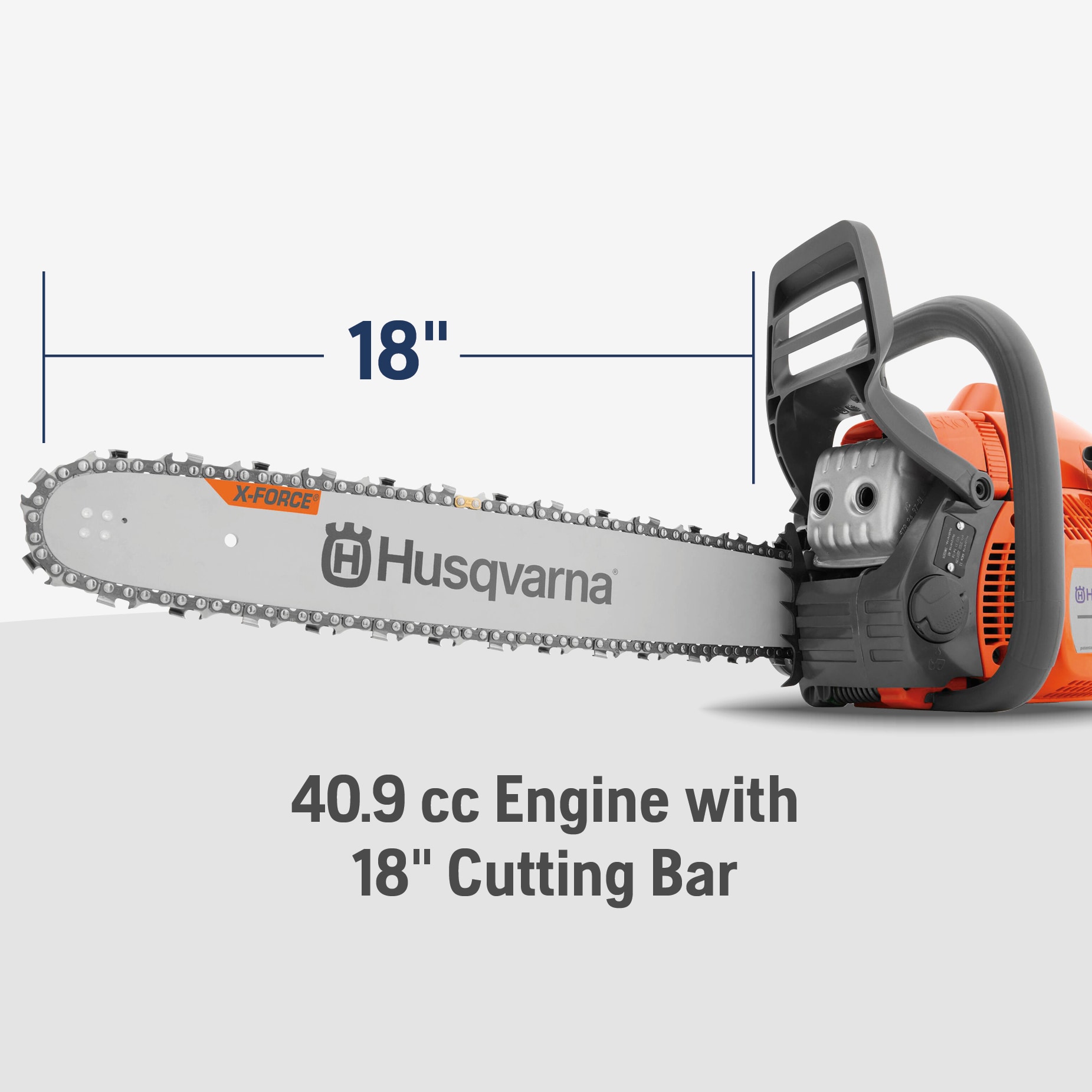 Husqvarna 440 40.9-cc 2-cycle 18-in Gas Chainsaw at