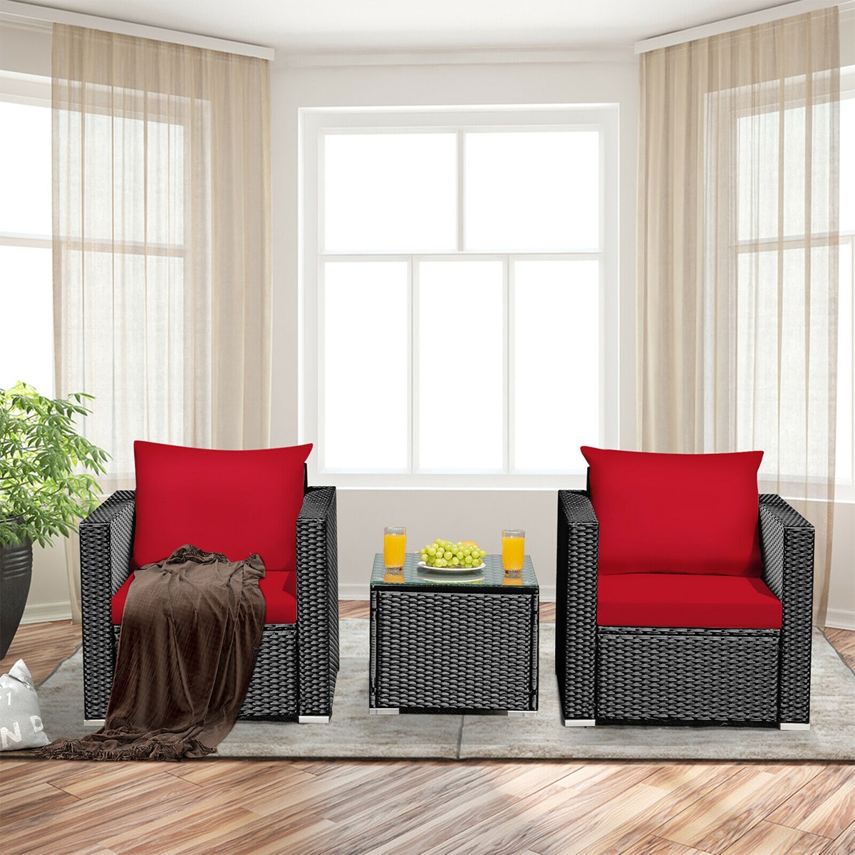 WELLFOR OUGN66529RE+ Patio-Conversation-Sets - View #6