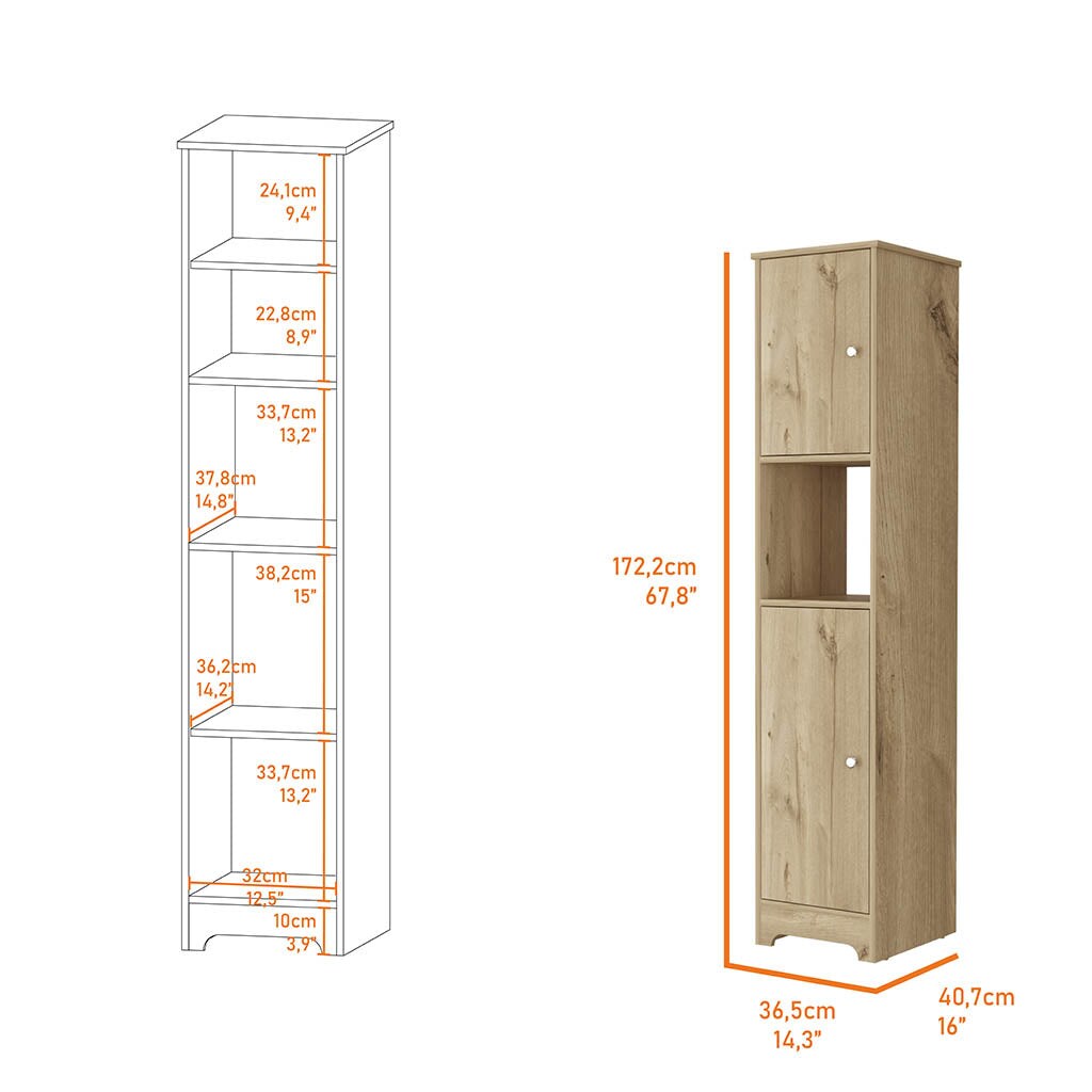Huluwat DJ-148896 Linen-Cabinets - View #3