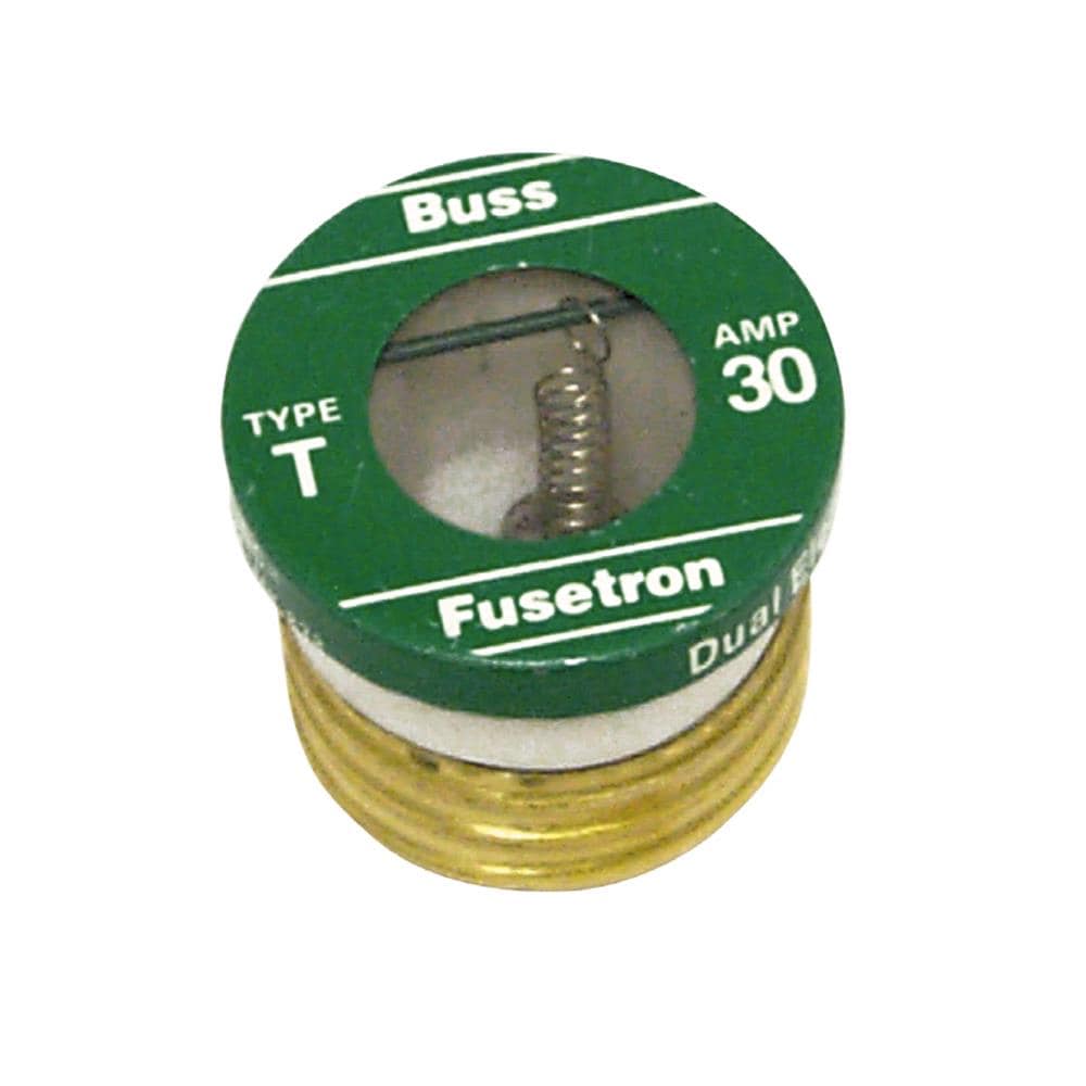 Details about   Bussmann  30 amps Time Delay Plug Fuse  2 pk Free Shipping 