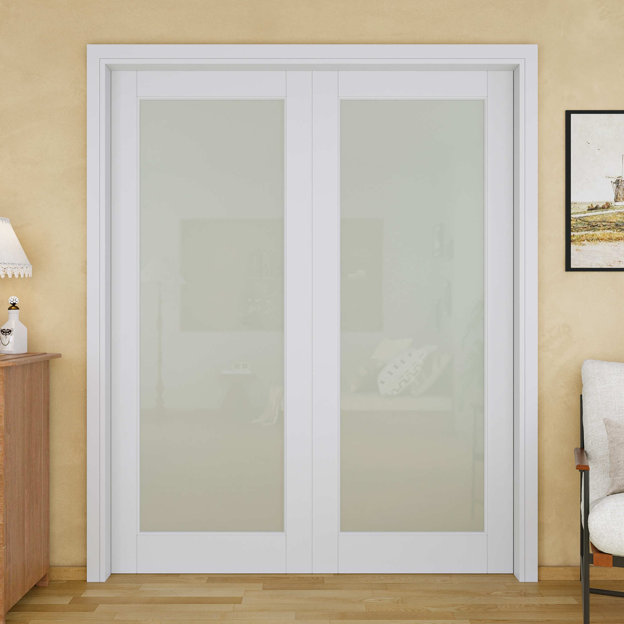JUJUBON IN-PDPKSC-G-1L-60 Pocket-Doorframe-Screens - View #4