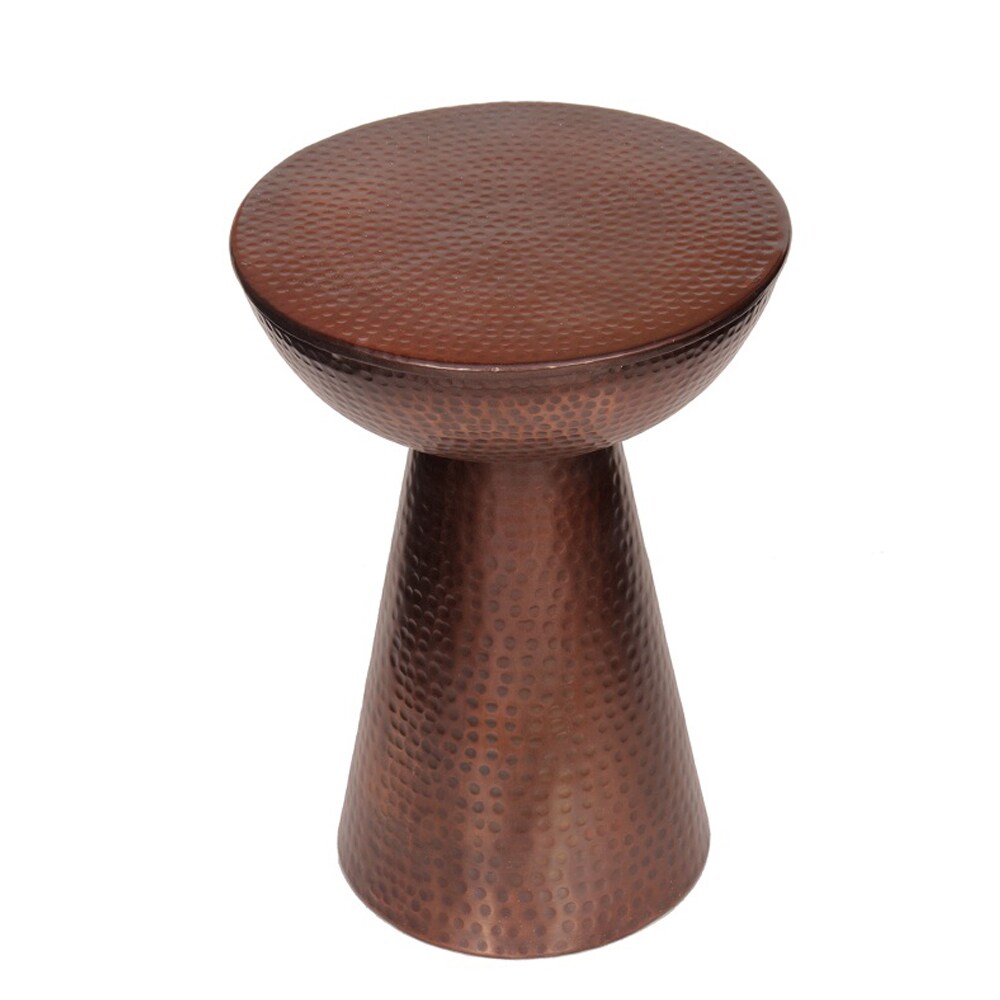 Benzara Bronze Small Bar Stool