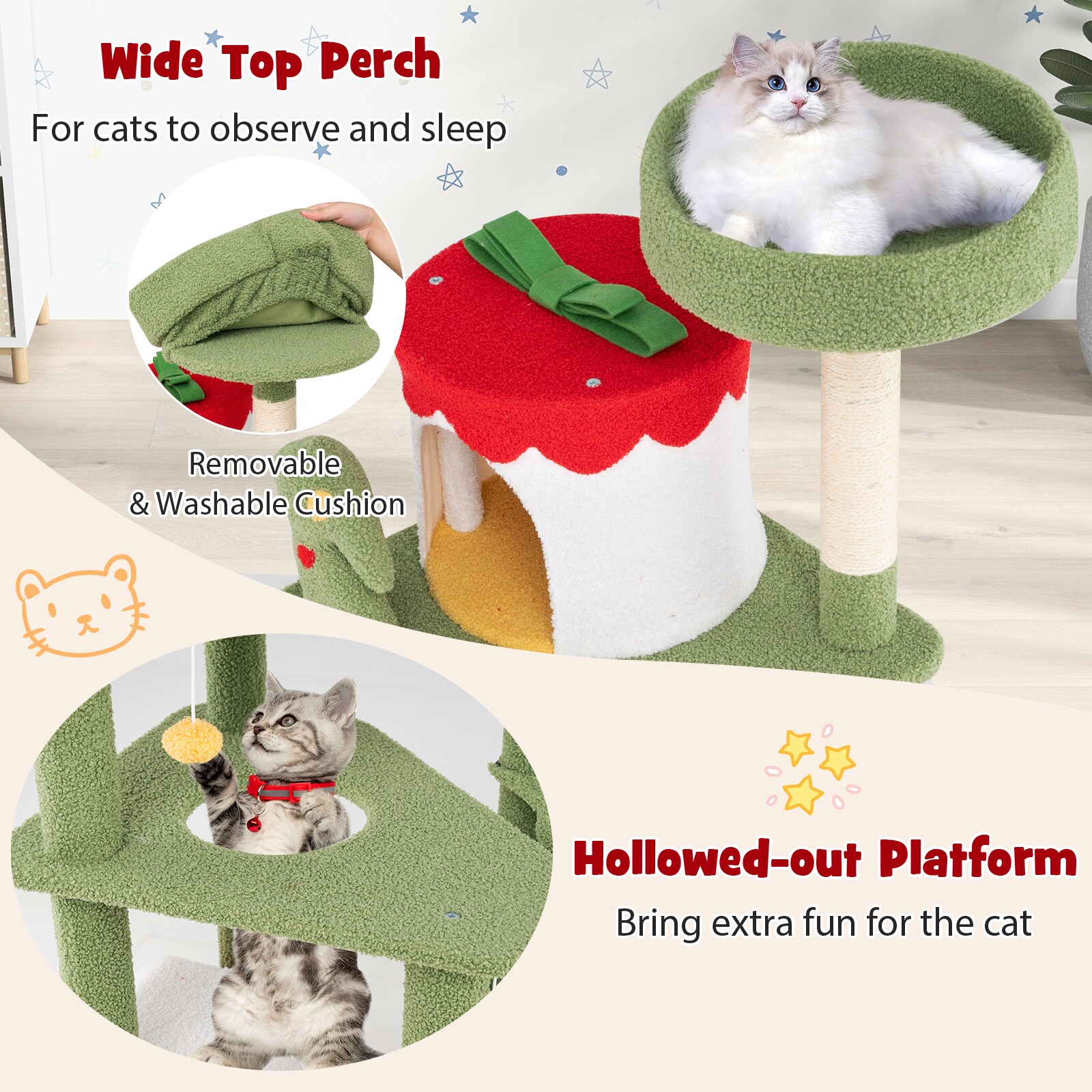 Slickblue D-CO-NG95201VP Cat-Trees - Thumbnail View #3