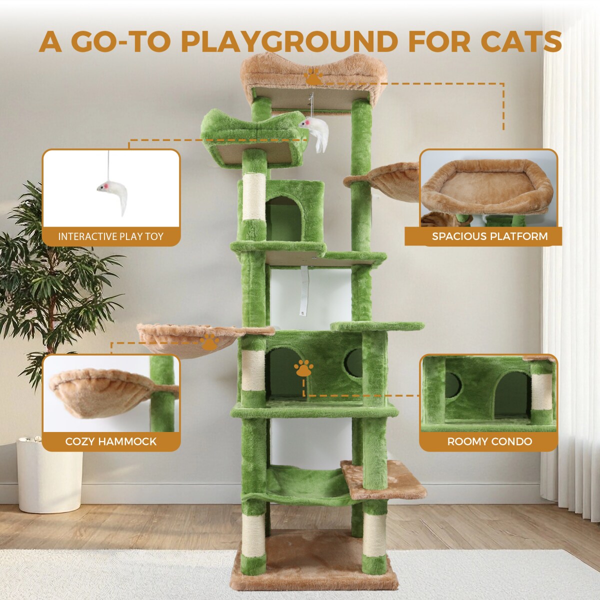 Streamdale Furniture W243P351712 Cat-Trees - View #2