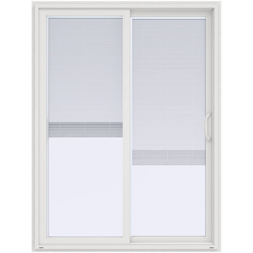 glass door blinds inside window