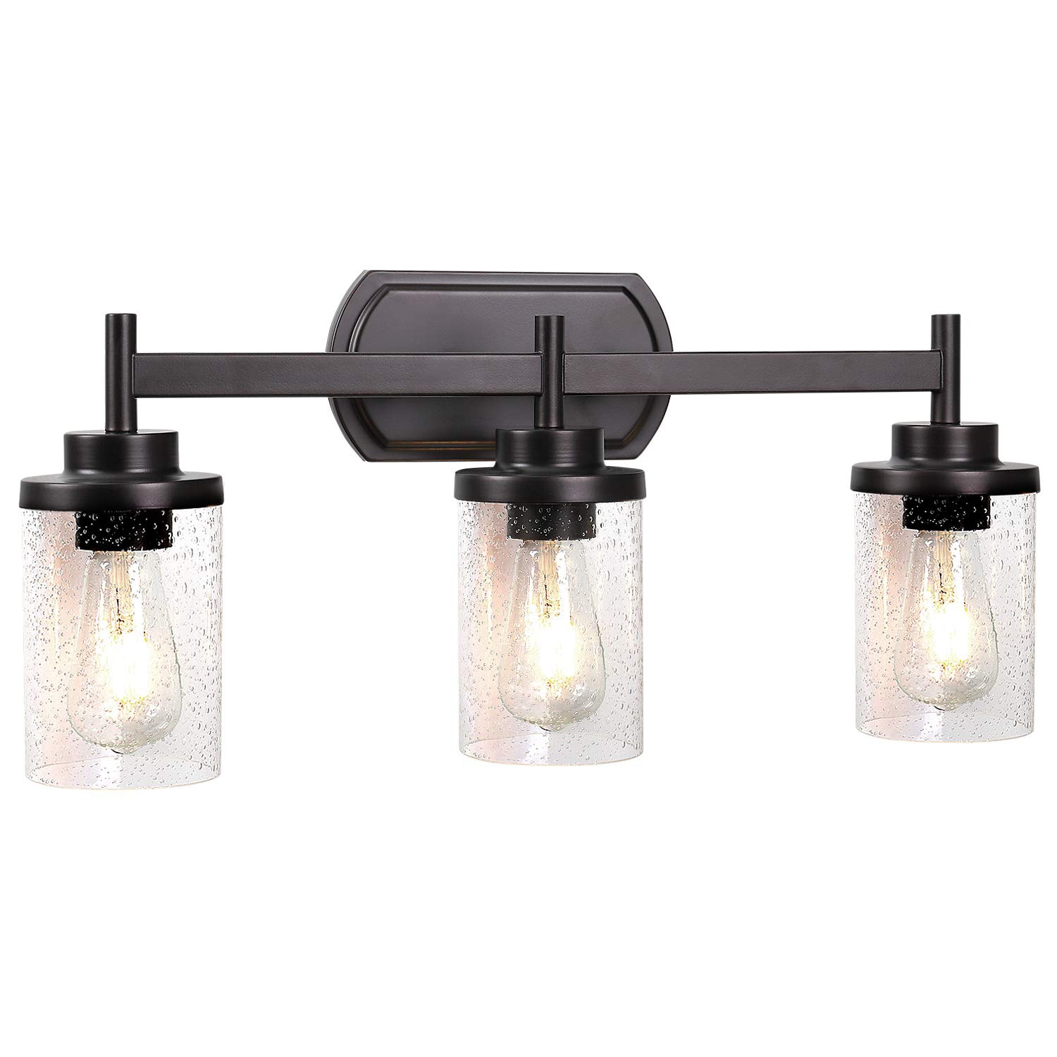 LTMATE LSJAWLCGS3ORB JAZAVA 22-in 3 -Light Oil-rubbed Bronze Modern/contemporary Vanity light