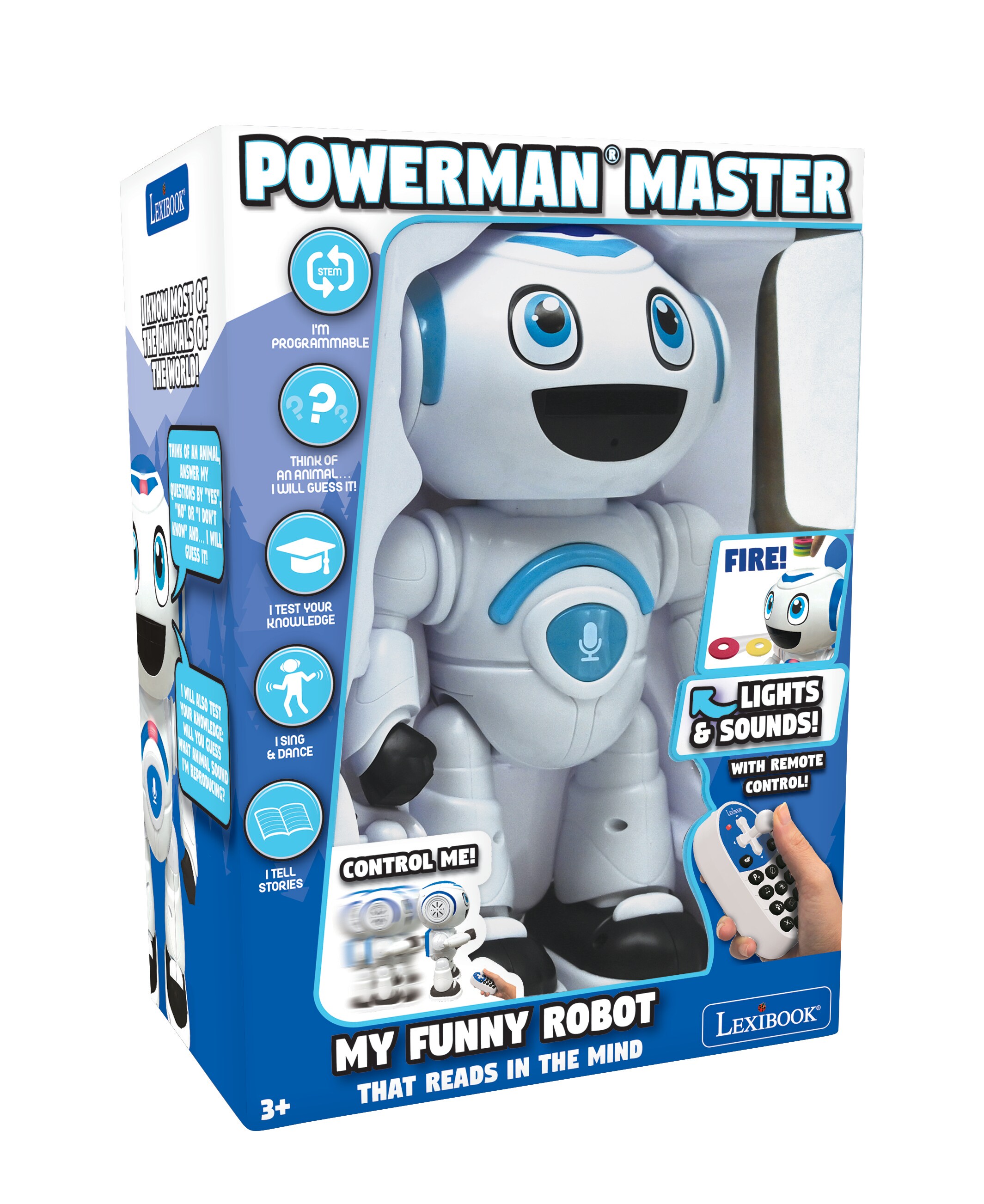 Lexibook Powerman Kid Interactive Learning Bilingual Robot