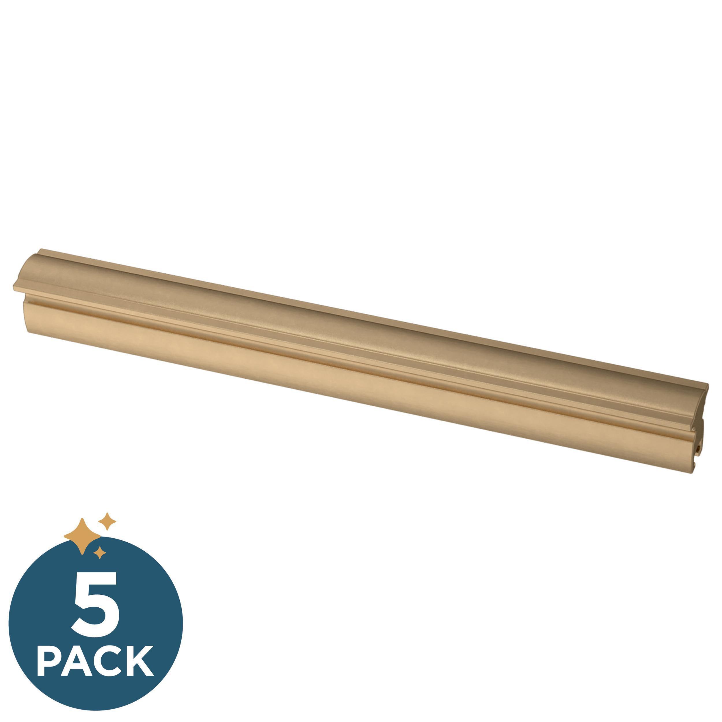 Franklin Brass P43968K-CZ-CP Classic Curve Adjusta-Pull 2-in to 8-13/16-in , 51 mm to 224 mm Center to Center Champagne Bronze Adjustable Novelty Bar 5 -Pack