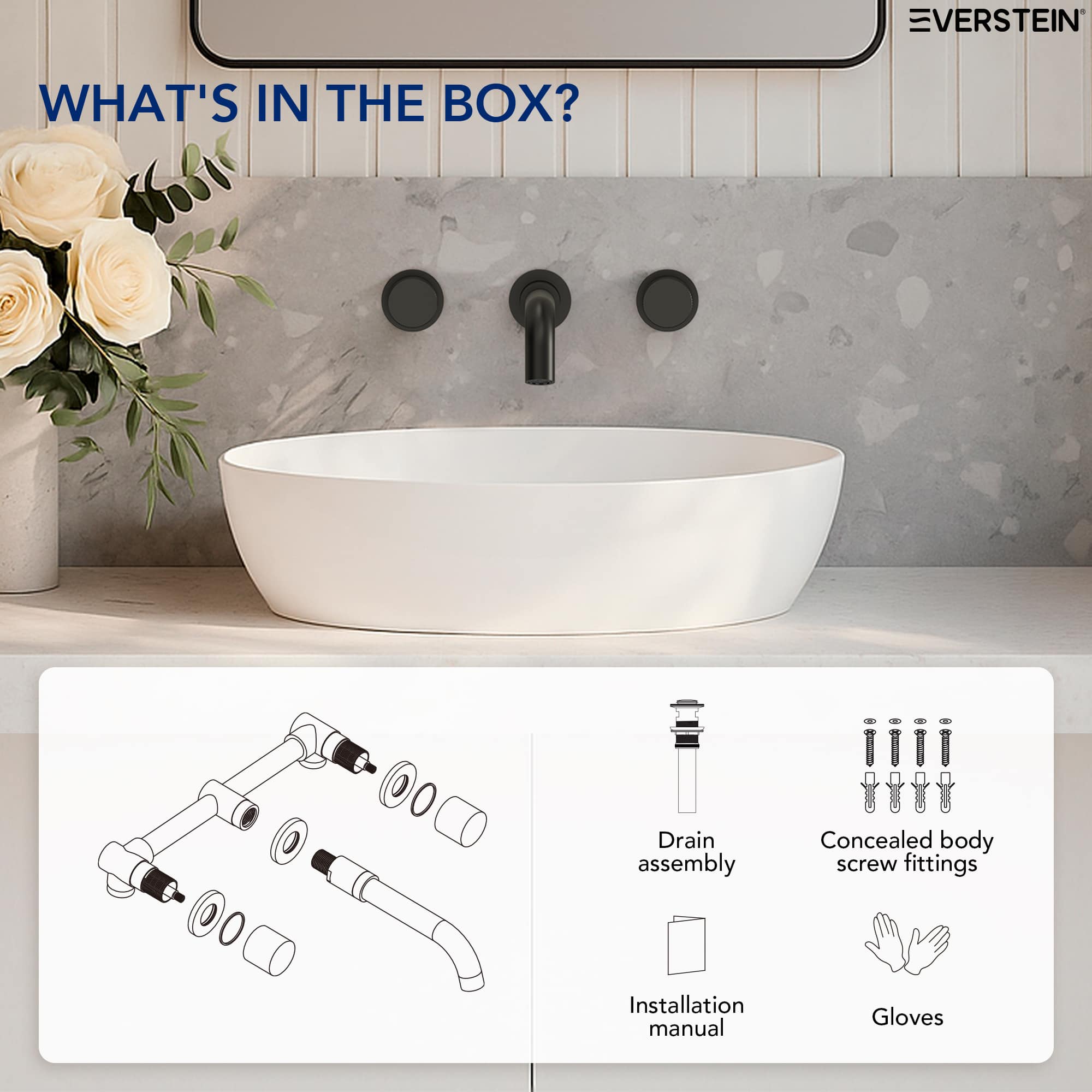 EVERSTEIN SFS-1150-BK Lavatory-Faucets - View #12