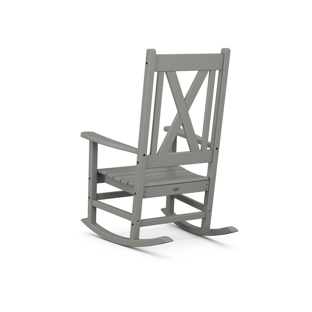 Braxton Black Eco-Friendly Porch Rocking Chair