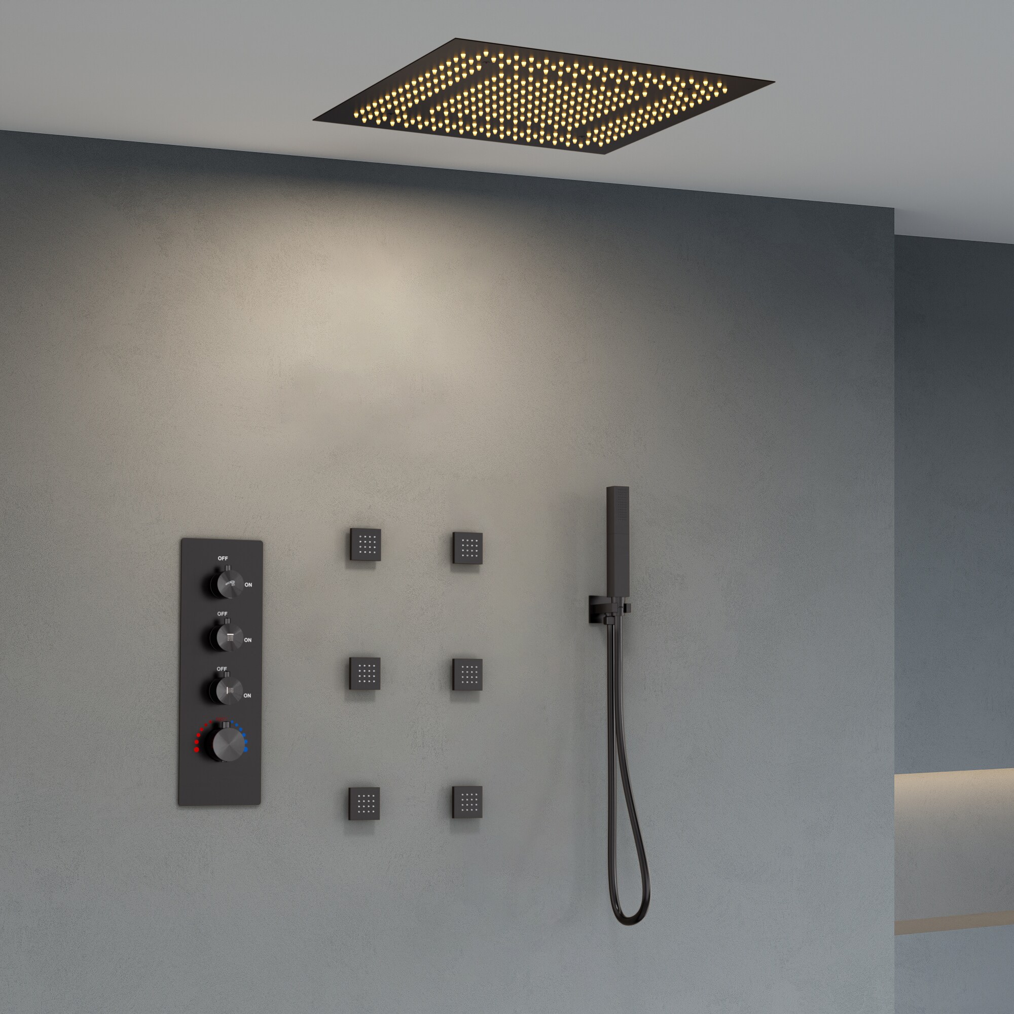 YAWWALK Y10W28-MB Tub-Shower-Faucets - View #2