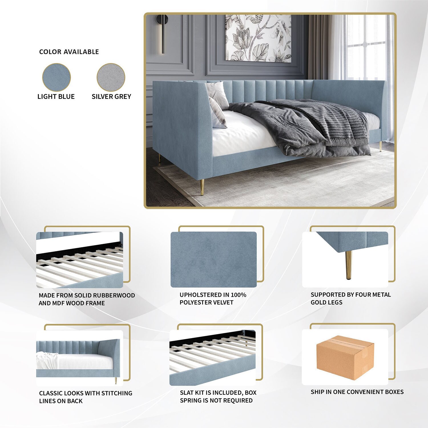 ChaletPosh C5082T-GN-VV beds - View #7