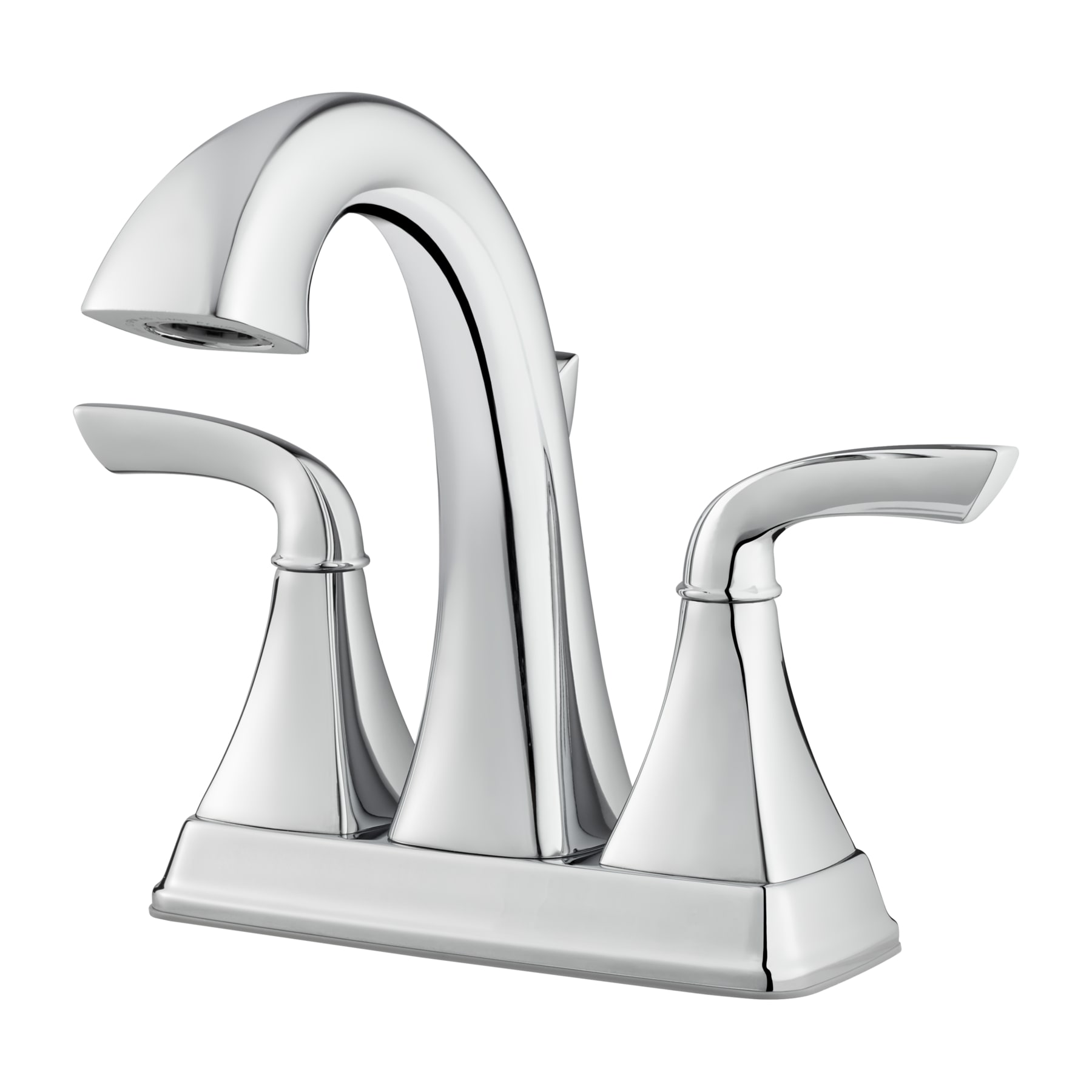 Pfister Bronson Polished Chrome 2-handle 4-in centerset WaterSense Mid ...