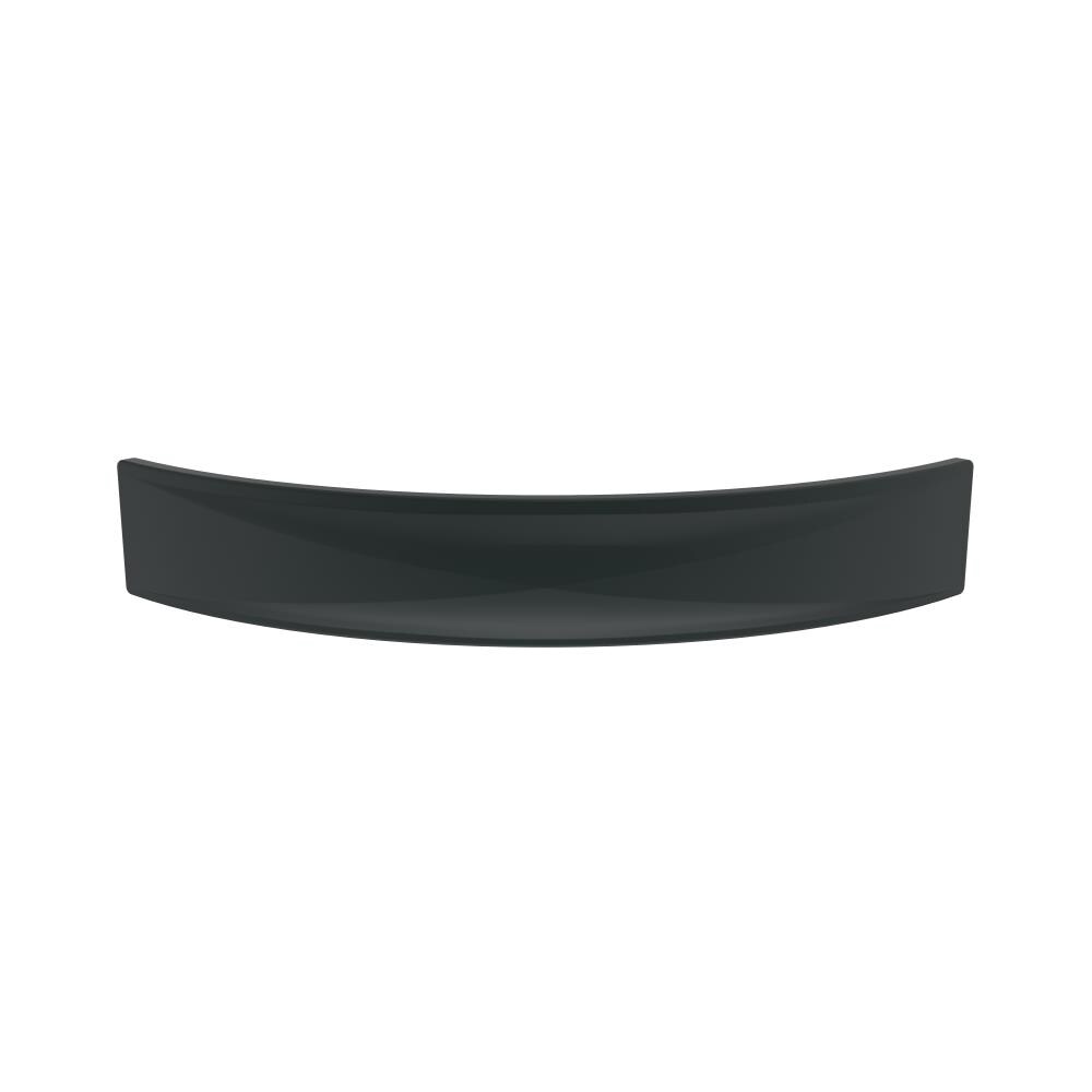 Matte Black Modern Cabinet and Drawer Pull with Mounting Hardware