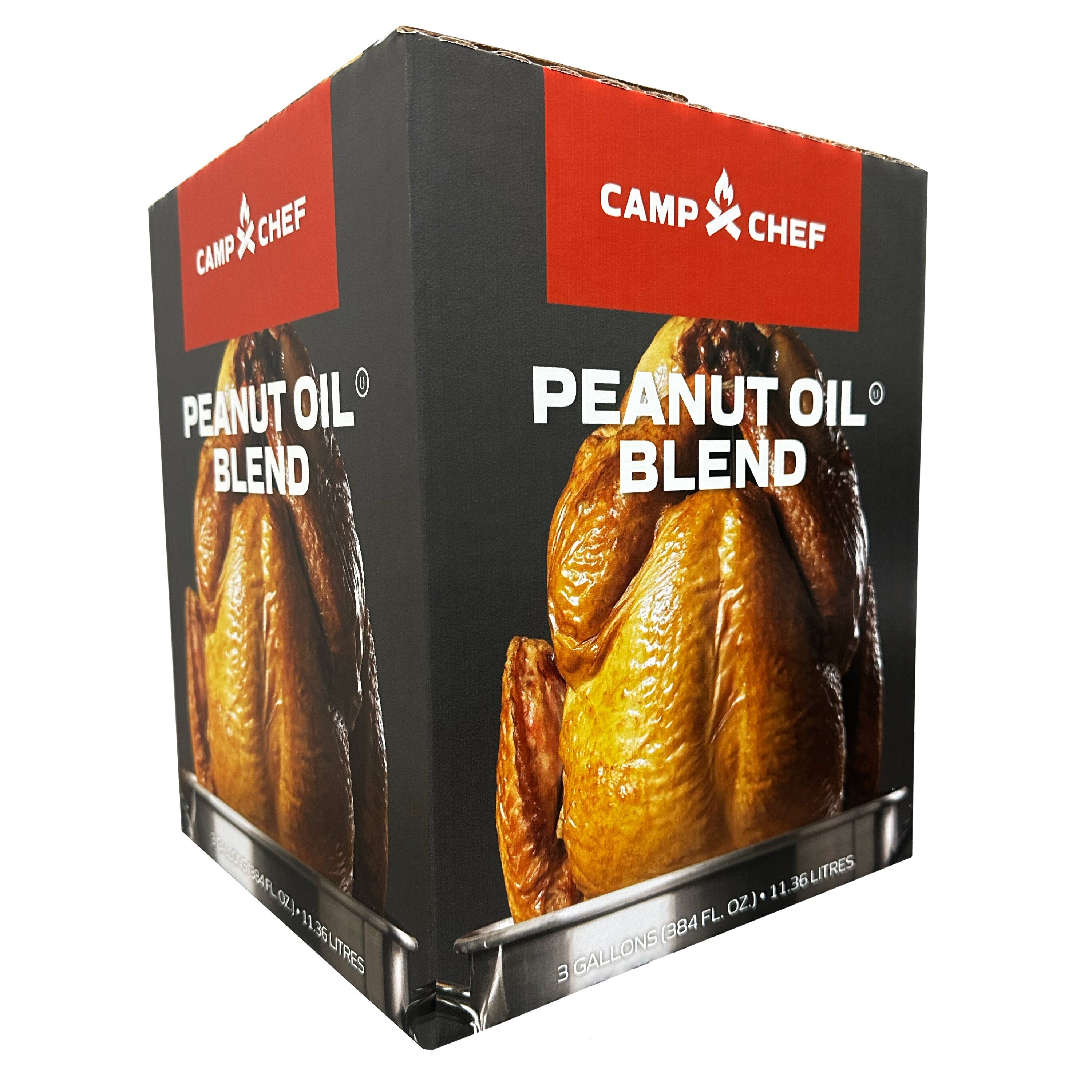 Camp Chef 3 Gallon s Peanut and Soybean Oil Blend in the Frying