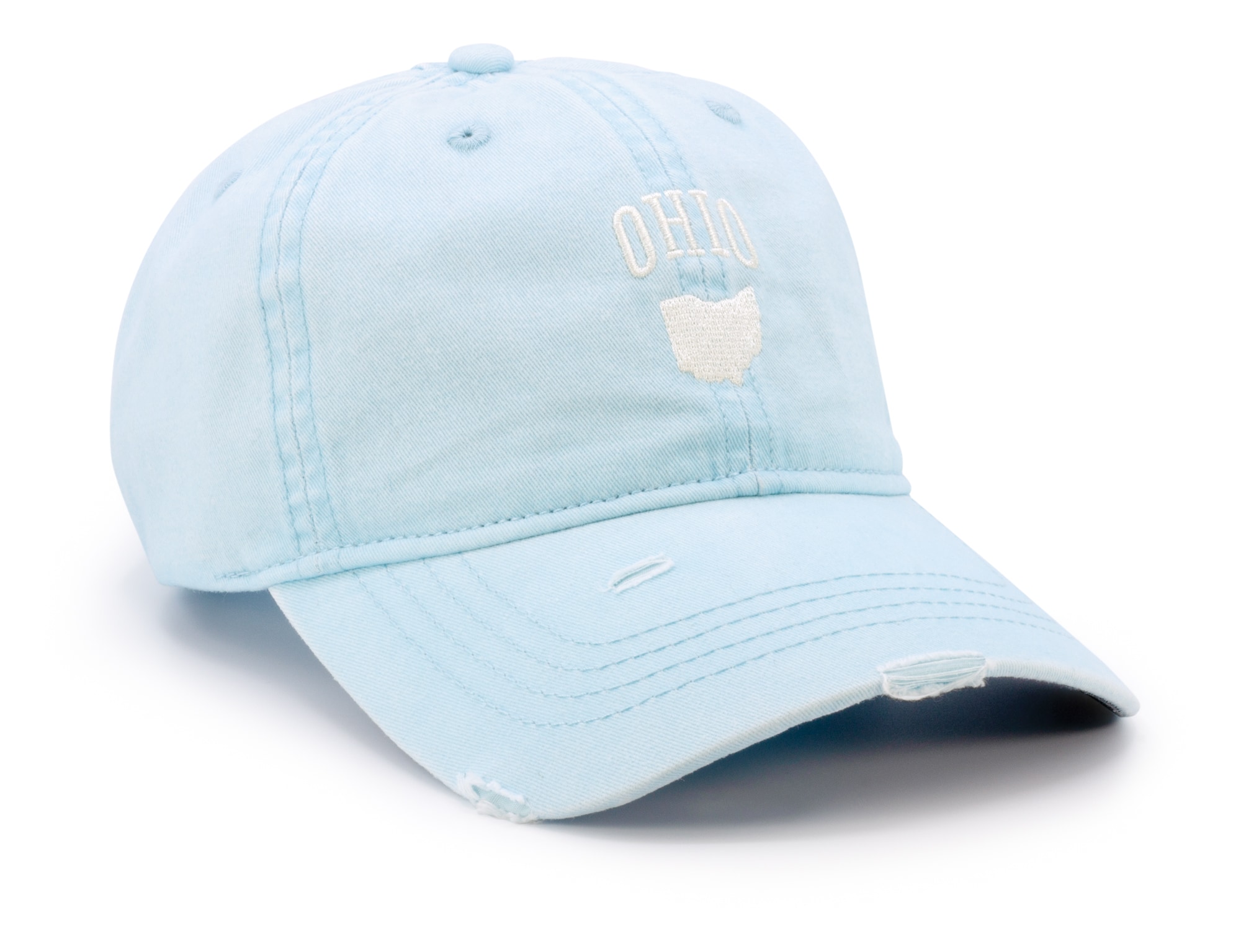 Infinity Brands Women's Light Blue/Paisley Cotton Baseball Cap in the Hats  department at