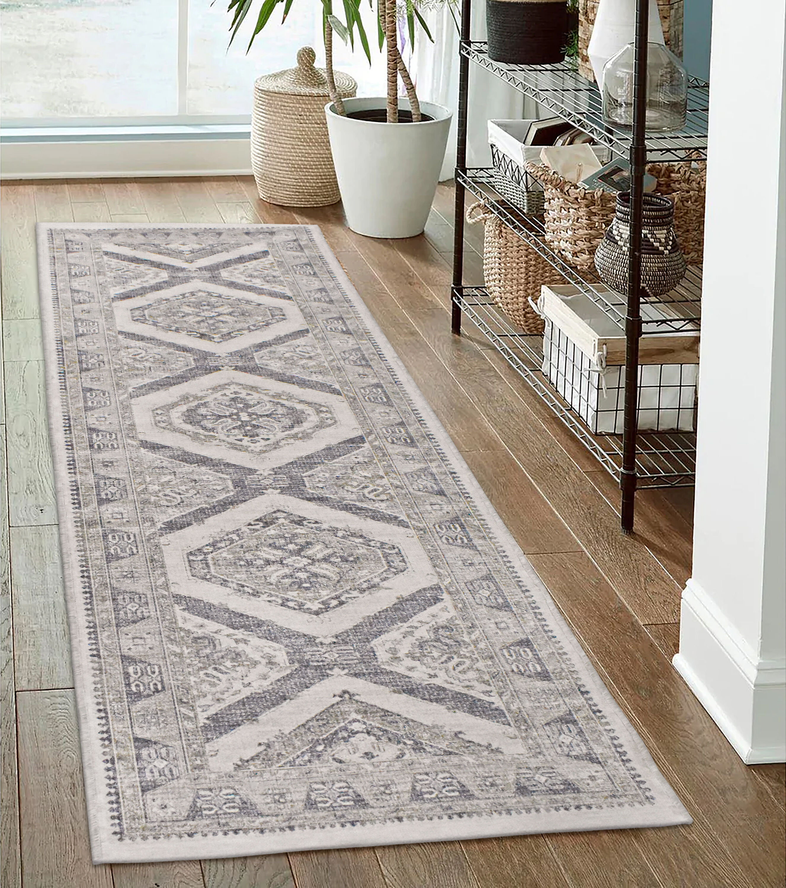 Checkered 2x7 Feet Runner Narrow Rug Campestre al gov br