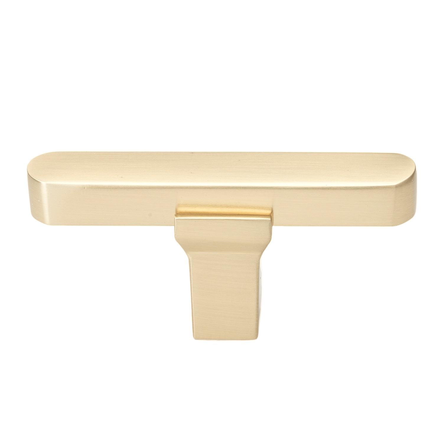 GlideRite Hardware 4842-T-CHPG-25 2-1/4 in. Solid Flat Drawer Cabinet T Knob - 25 Pack