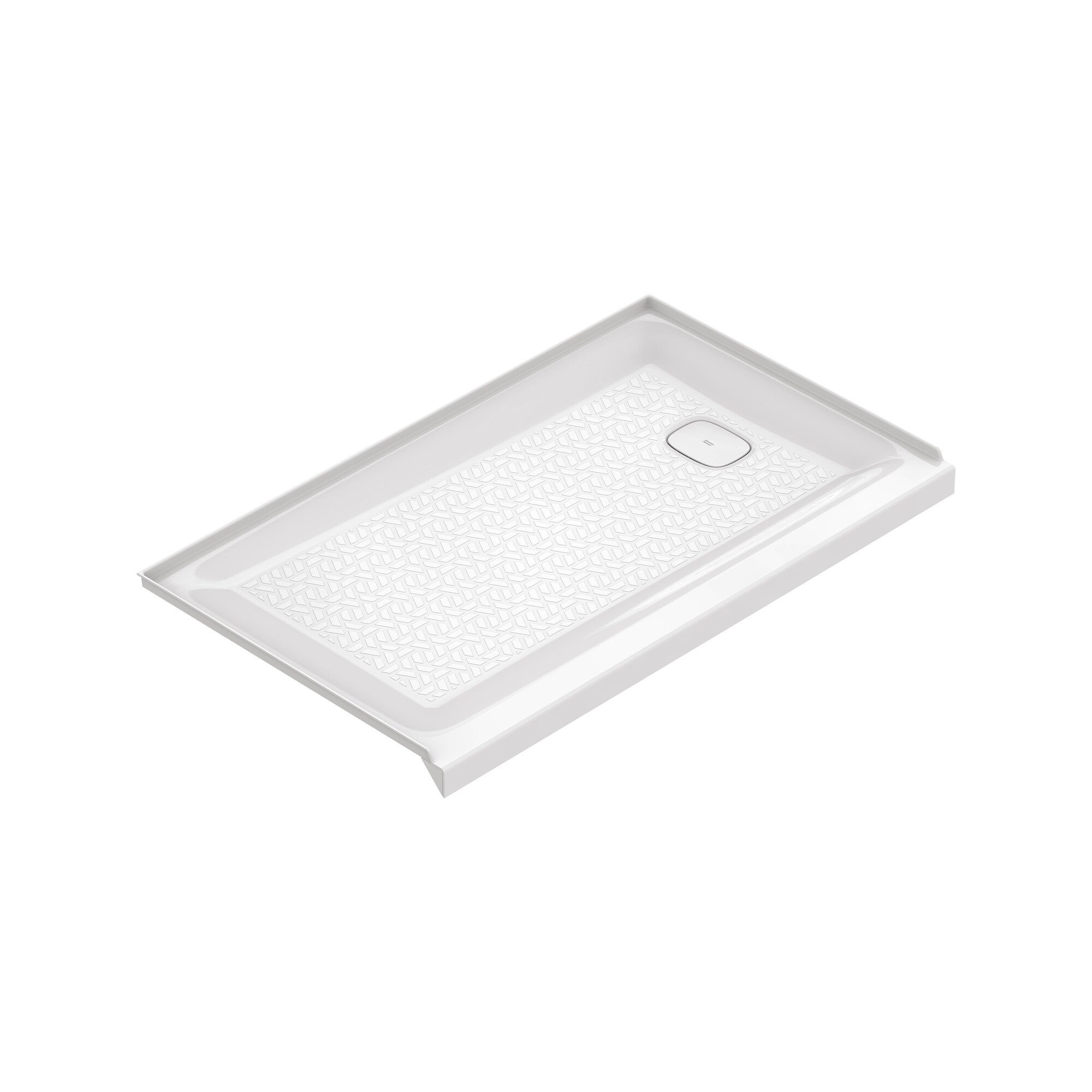 American Standard A8021T-RHO.020 Aspirations 36-in W x 60-in L White Single Threshold Rectangle Shower pan base with 5-in H Threshold (Right Drain)