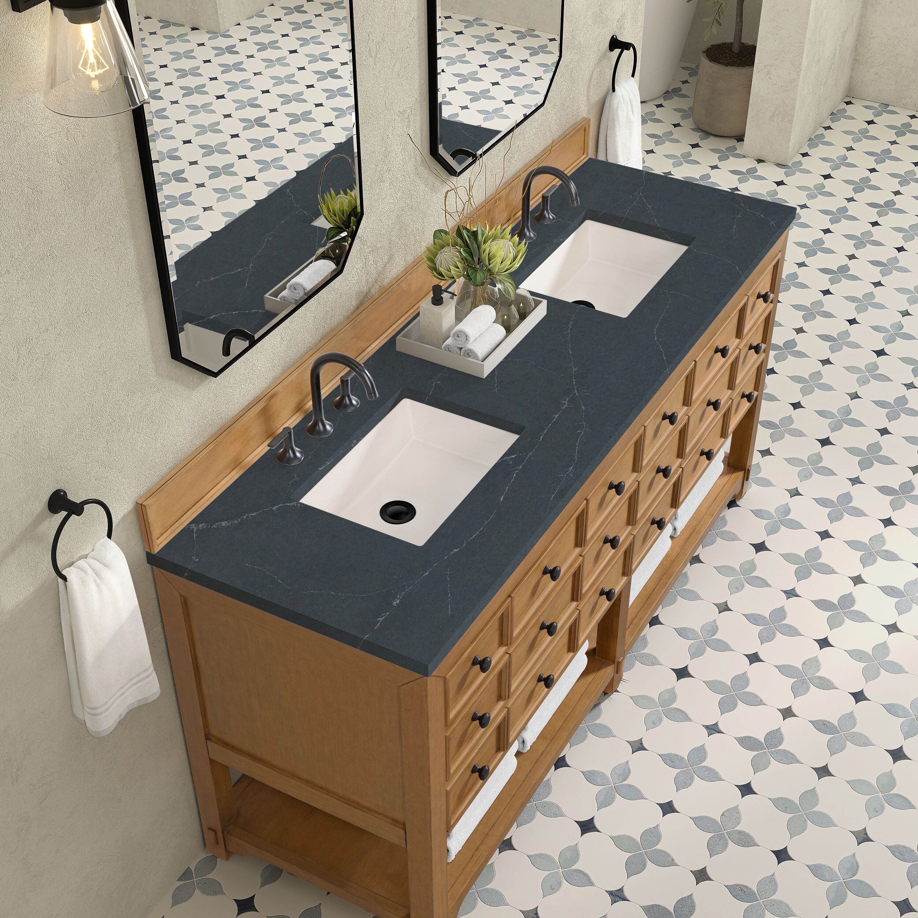 James Martin Vanities 505-V72-AMB-3CSP Bath-Vanity-Combo - View #4