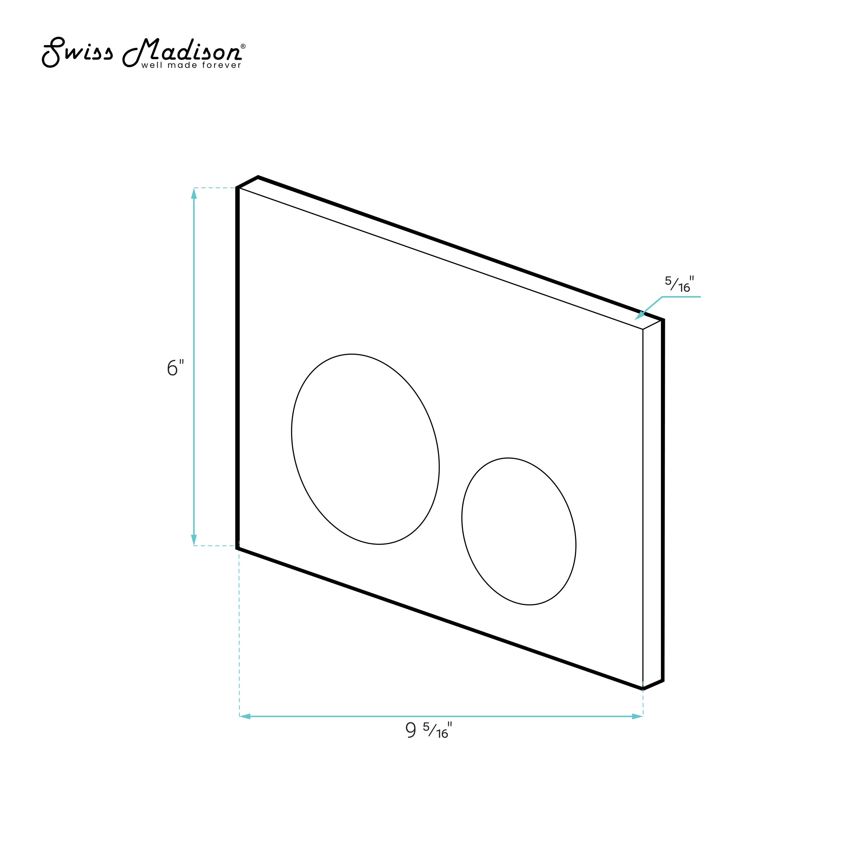 Swiss Madison SM-25-WCCTM14CH Toilet-Components-Accessories - View #3