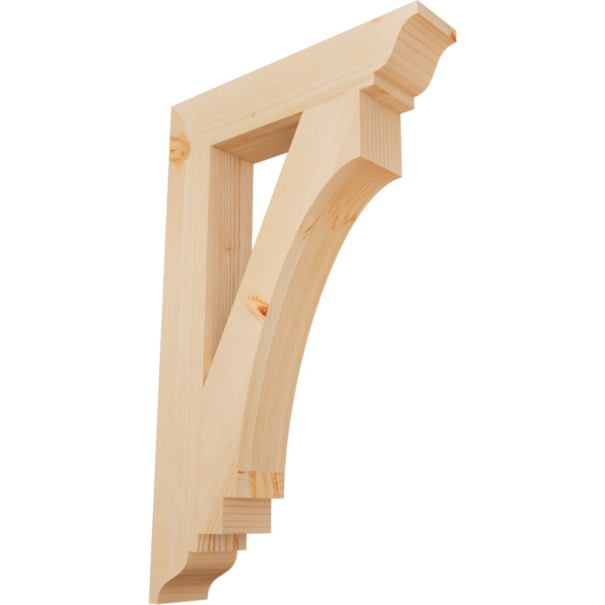 Ekena Millwork BKT04X20X32IMP01SDF Imperial traditional smooth 3-1/2-in x 20-in x 32-in Douglas fir Brown Wood Standard bracket