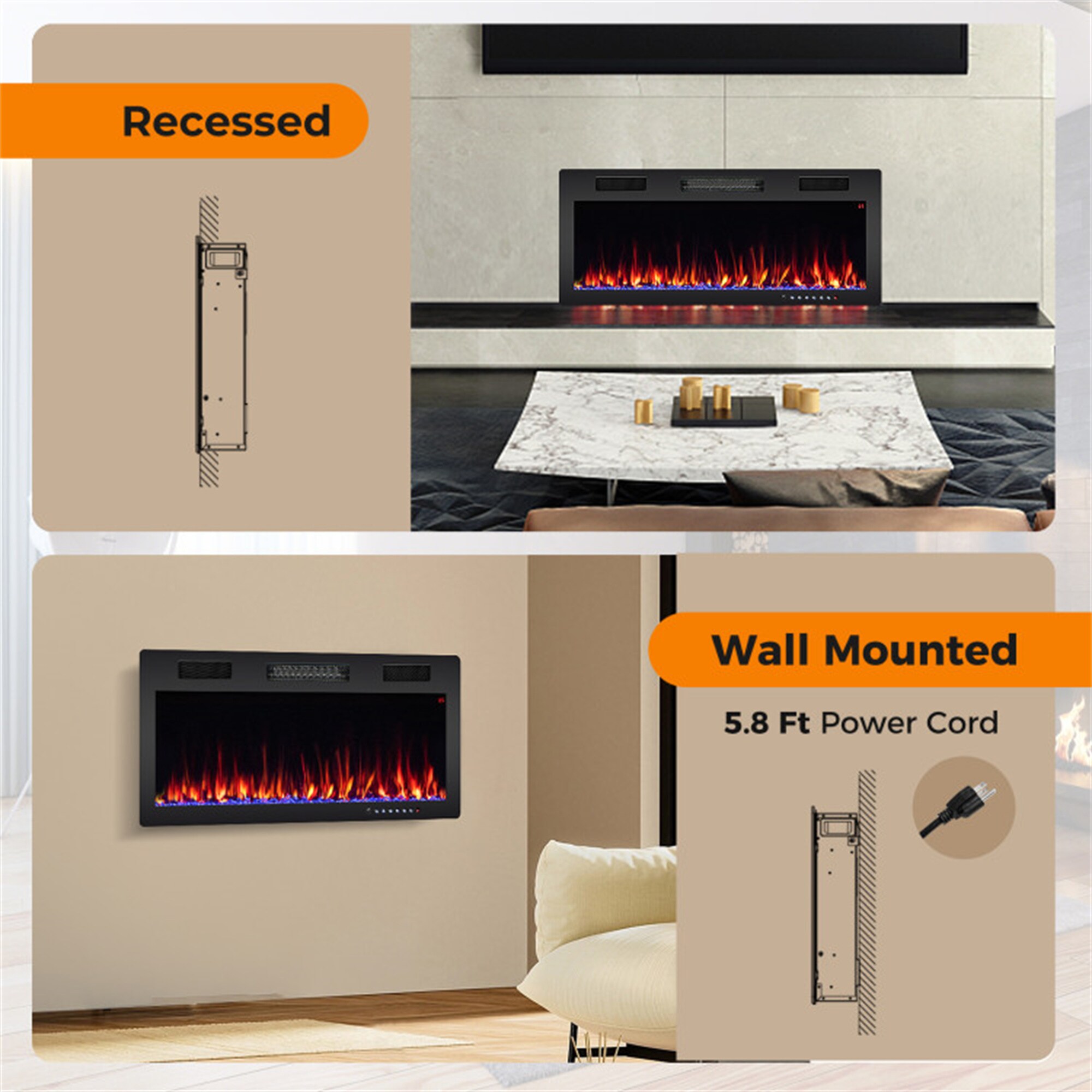 BABOOM BOM-35US-42-CO Electric-Fireplaces - View #9