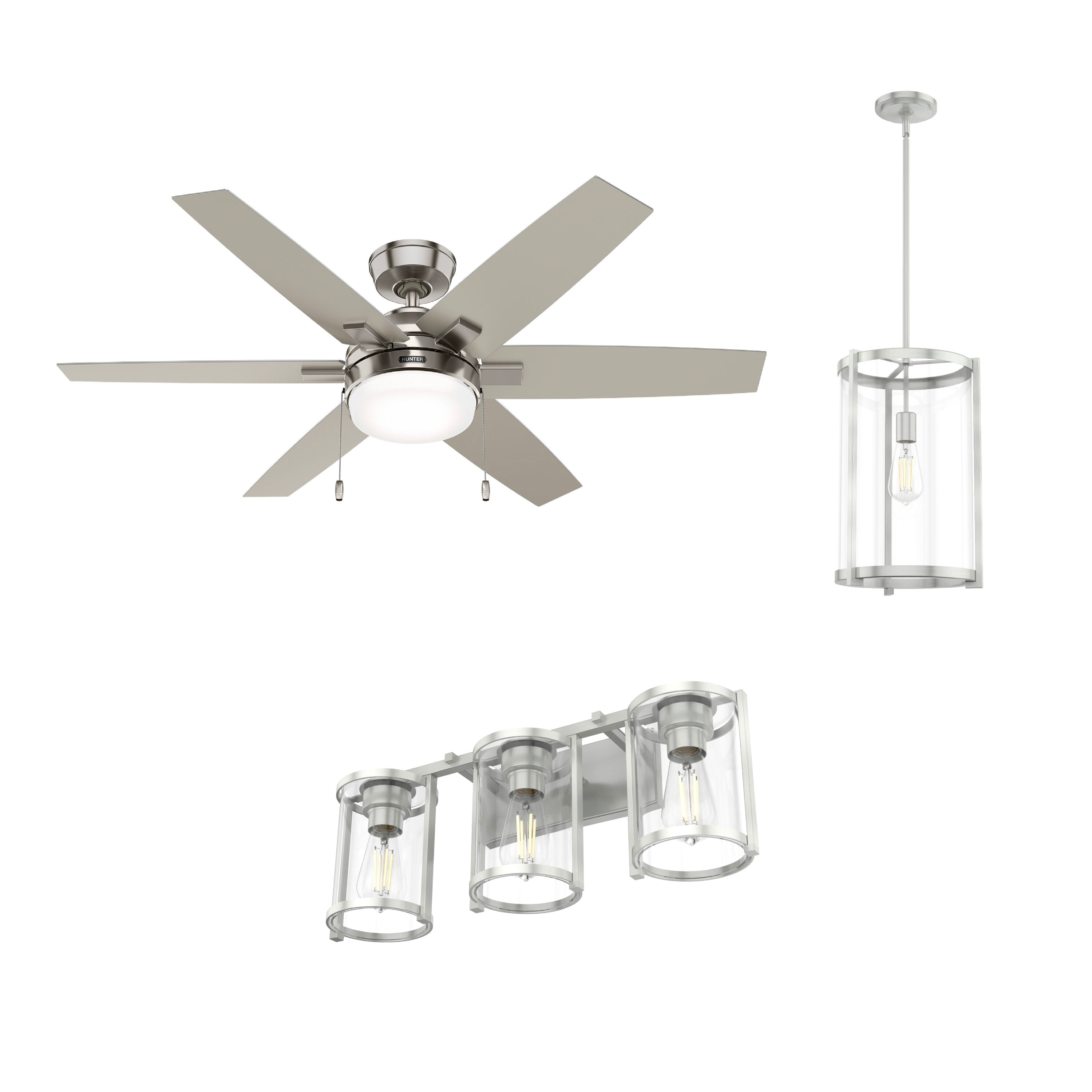 Hunter  Toledo and Astwood Medium Lighting Collection