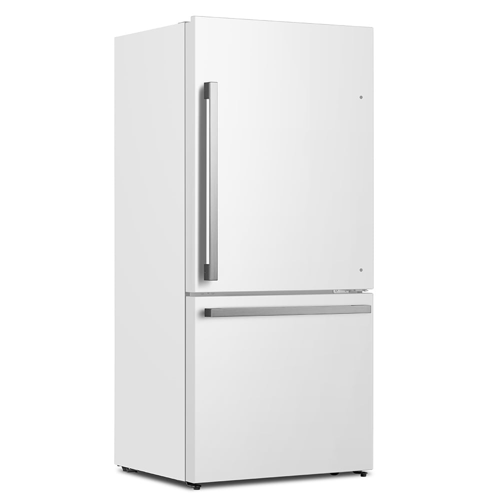 white fridge