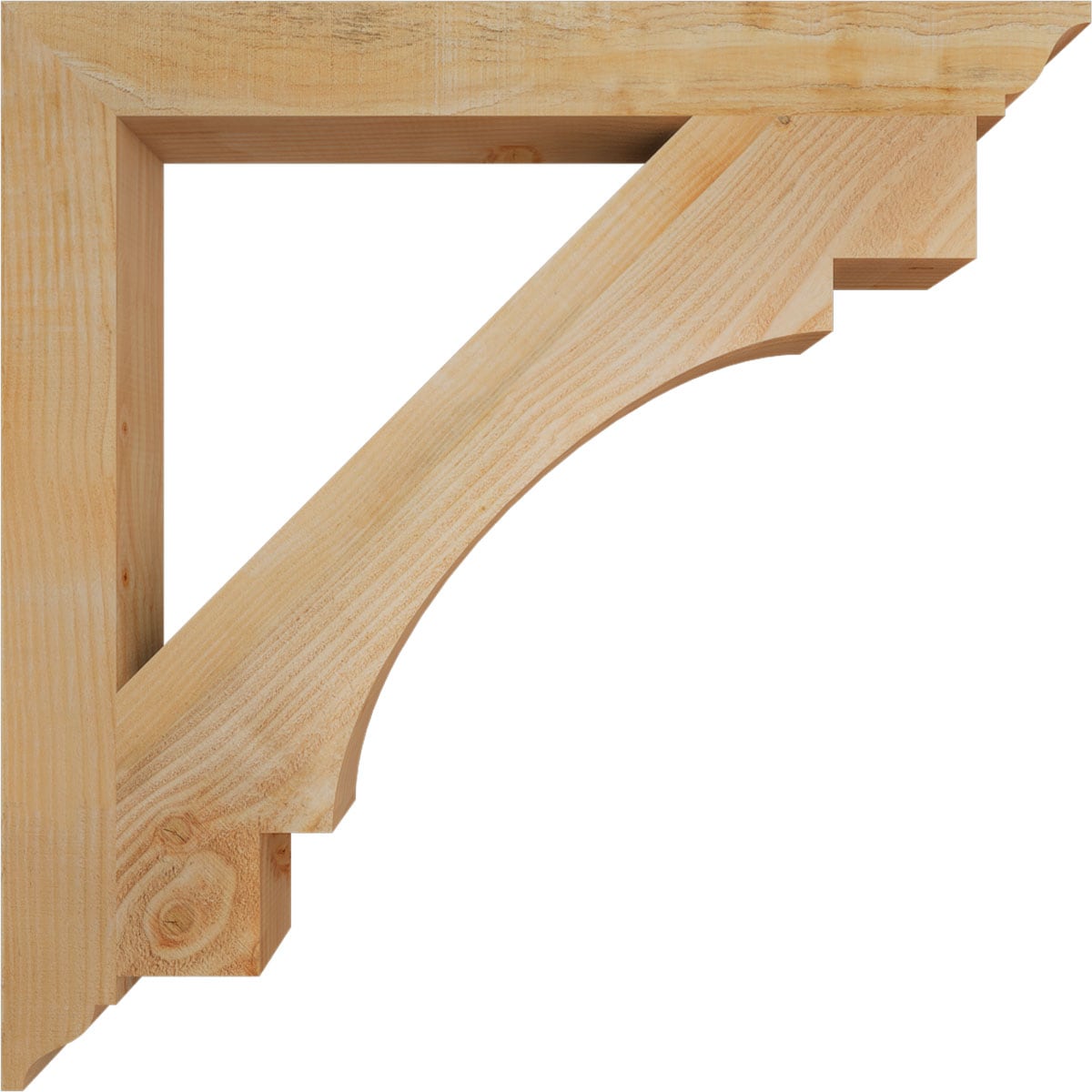 Ekena Millwork BKT04X38X38MRC01RDF Exterior-Brackets-Braces - View #3