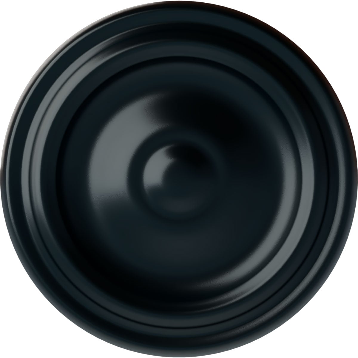Ekena Millwork CM09MANSF Maria 9.625-in W x 9.625-in L Painted Night Shade Polyurethane Whole Ceiling Medallion