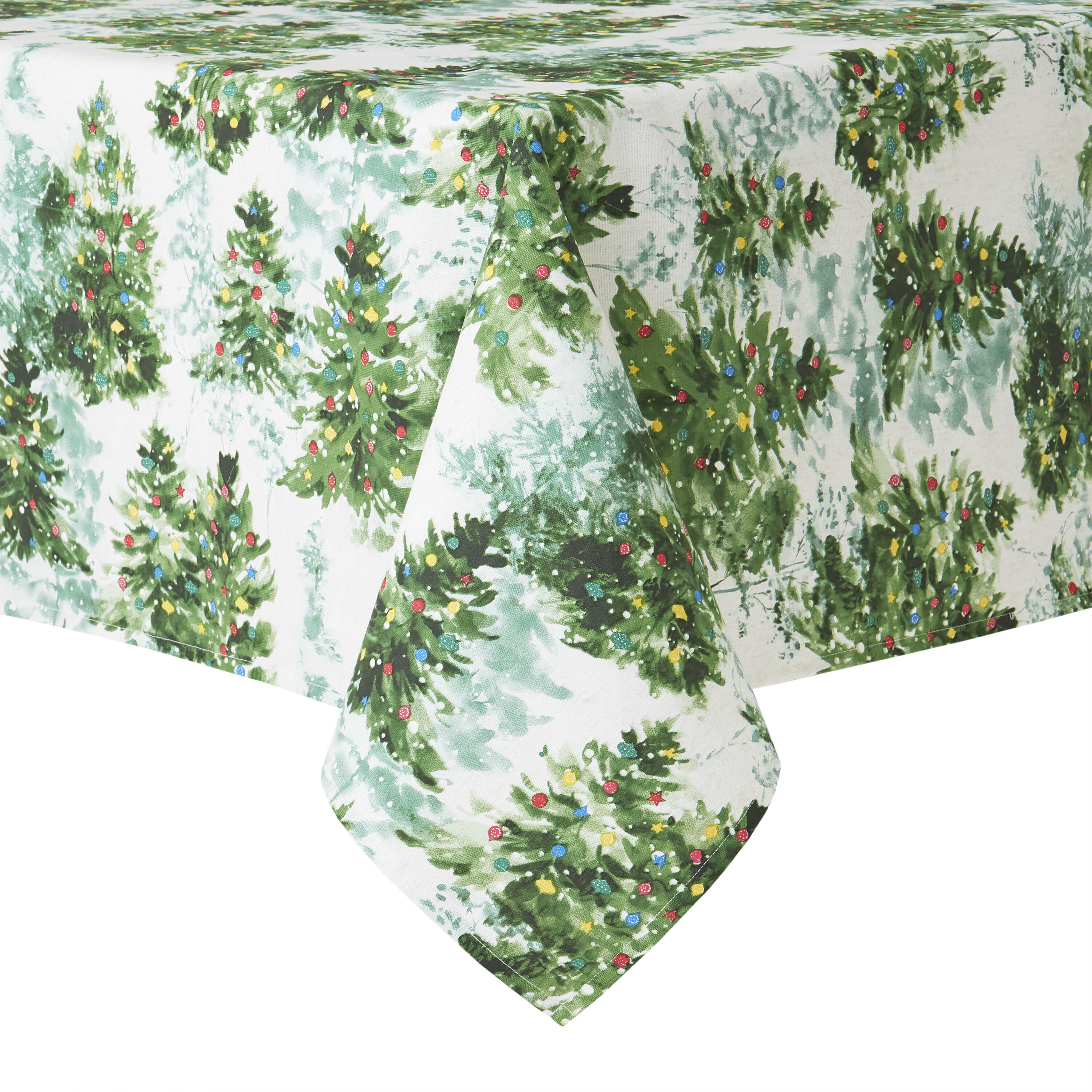 Fiesta TC012365TNFIC1 900 Cream/Green Cotton Rectangle Tablecloth
