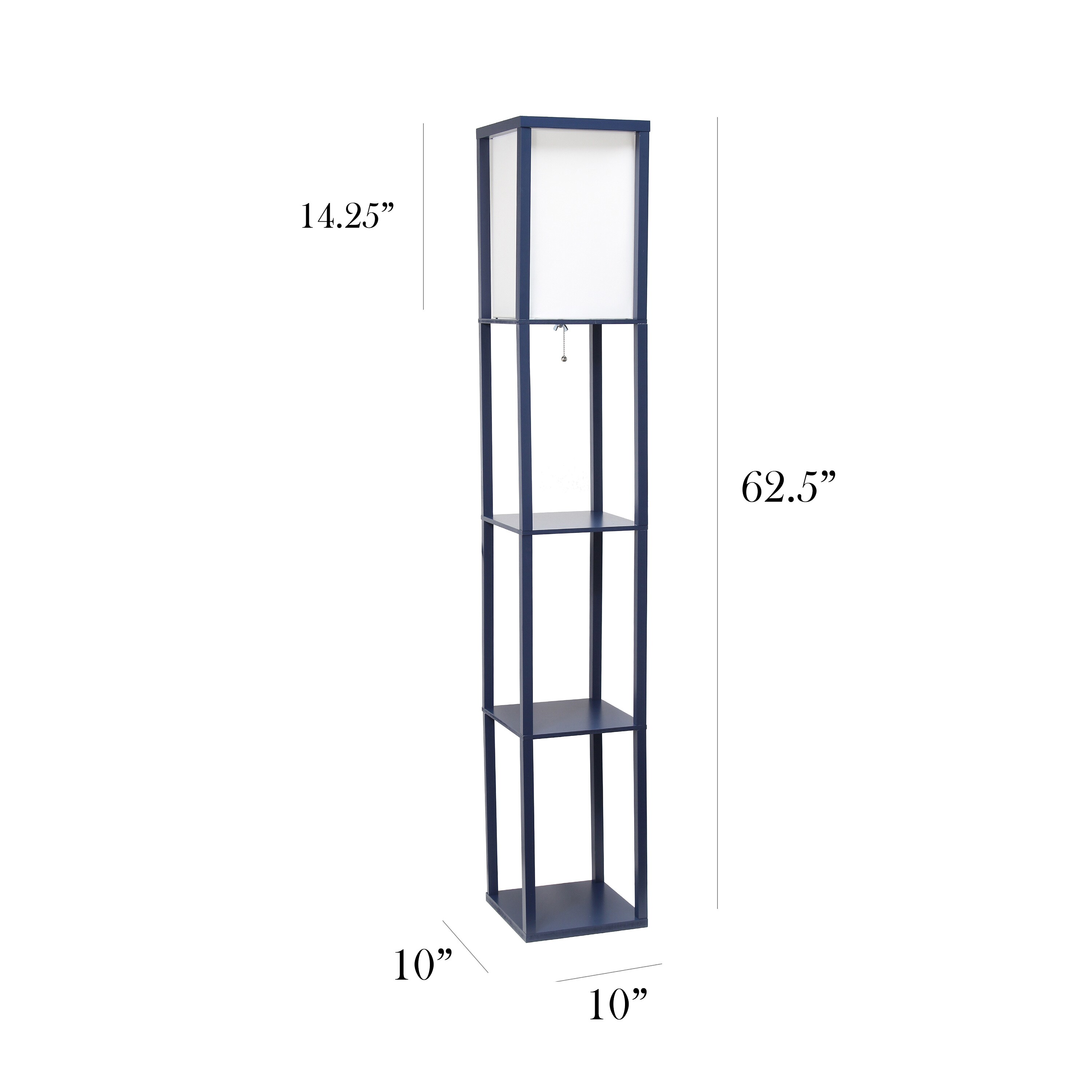 Simple Designs LF1014-NAV-2PK floorlamps - View #3