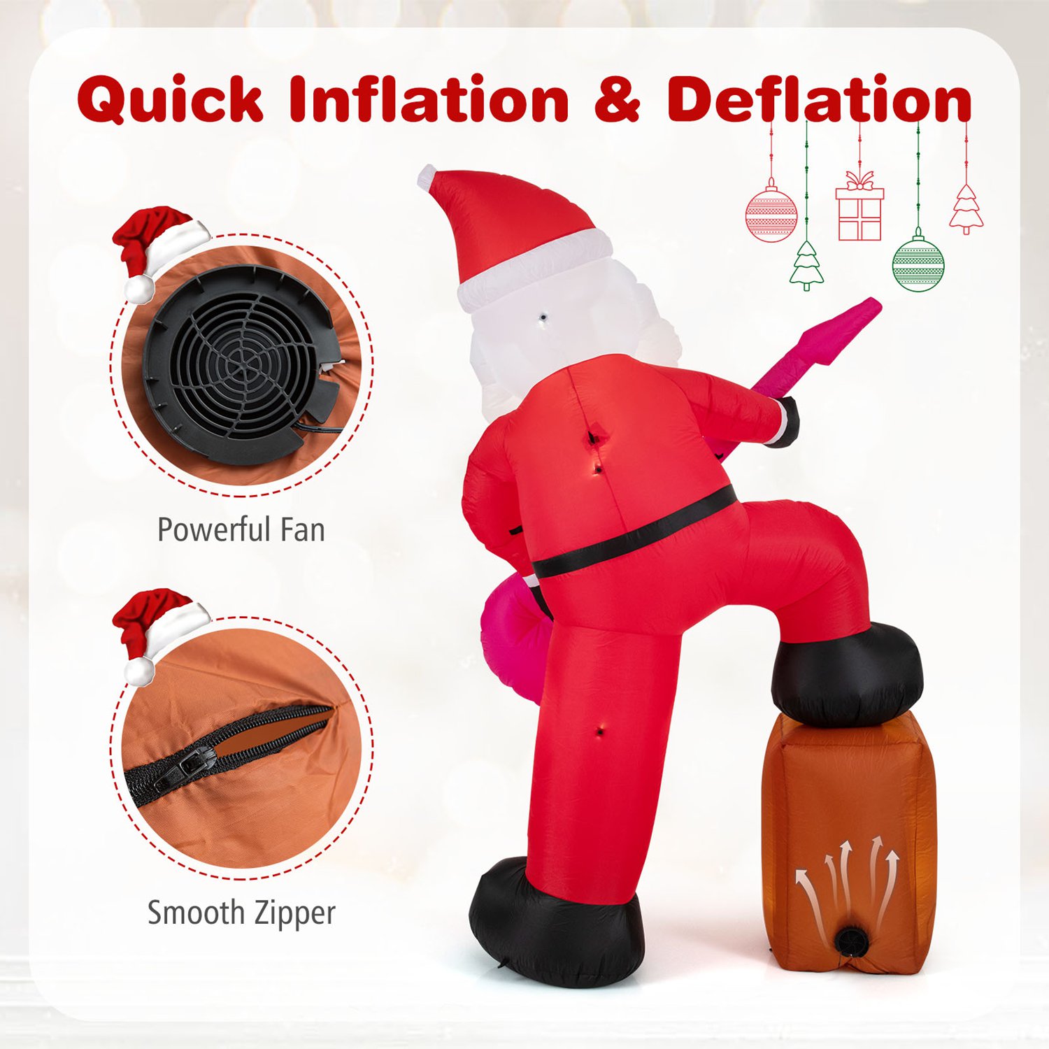 Costway CSHY003038 Outdoor-Christmas-Decor - View #4