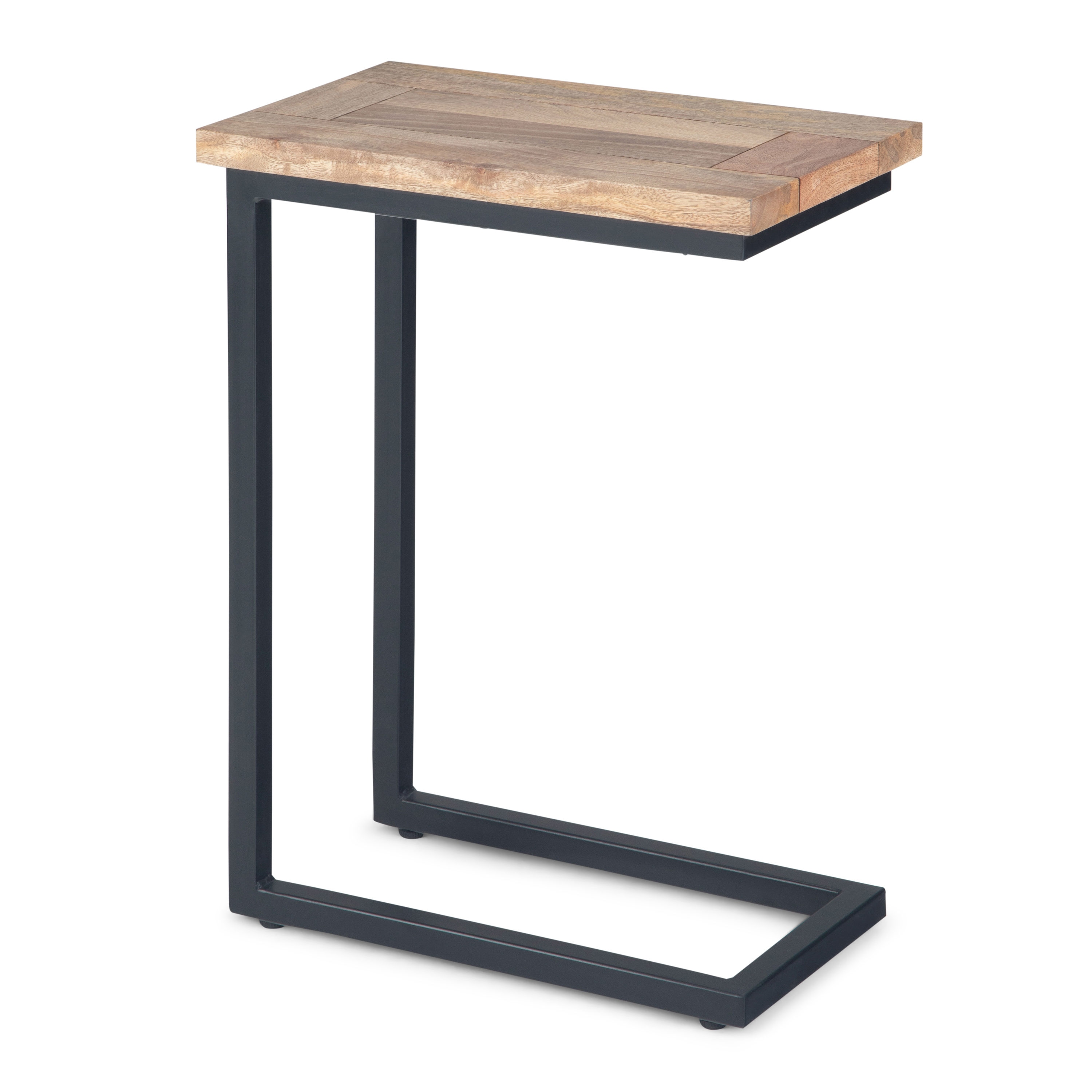 Simpli Home AXCSKY-09N Skyler 18.1-in W x 24-in H Natural Wood Rectangular Industrial End Table