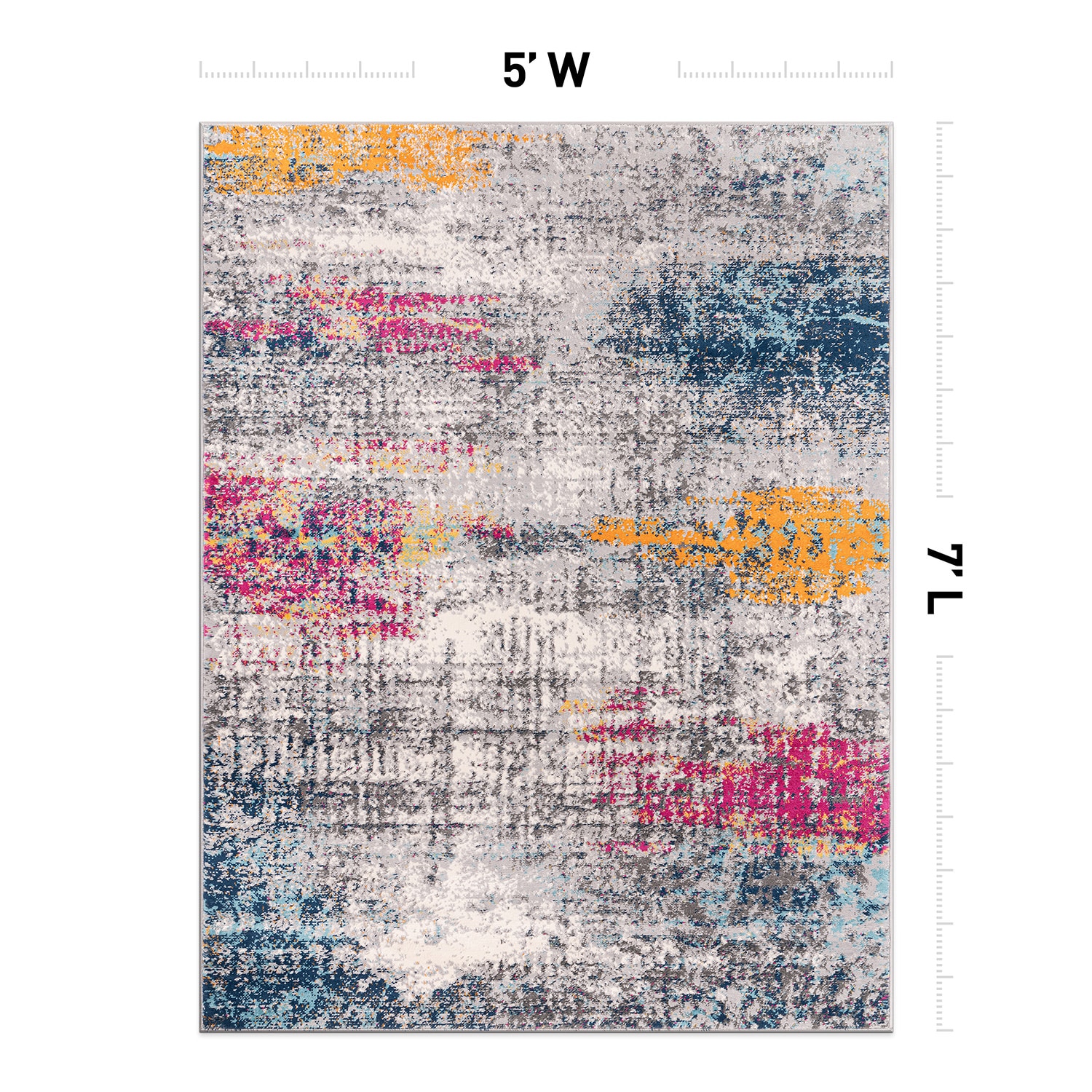 World Rug Gallery 4051MULTI5X7 rugs - View #2