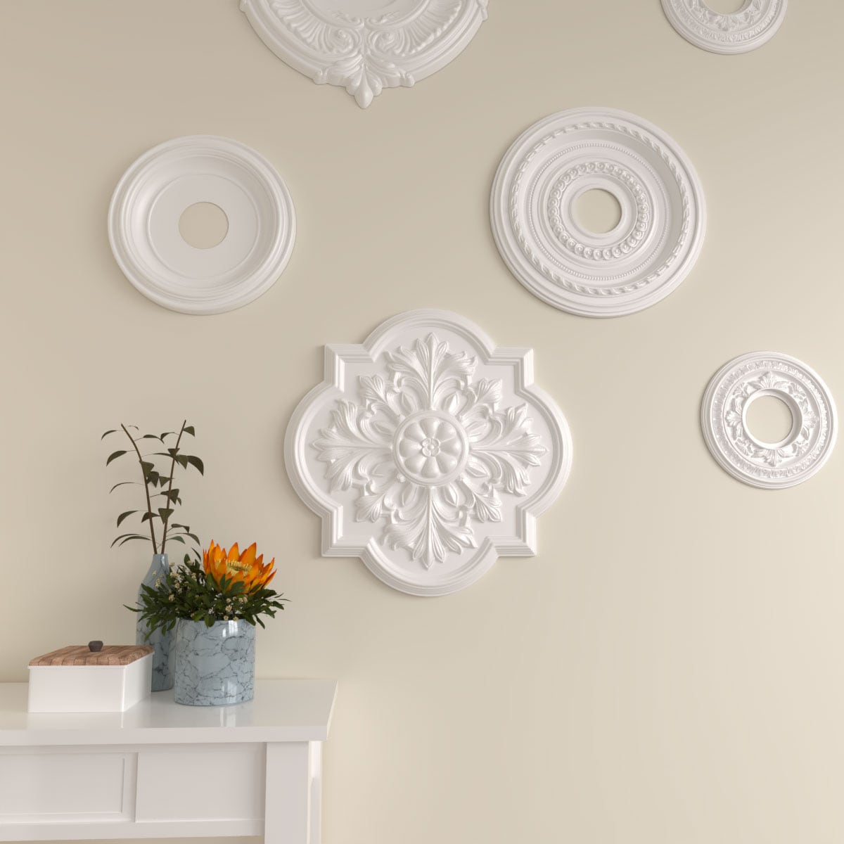 Ekena Millwork CM20BO Ceiling-Medallions - View #6