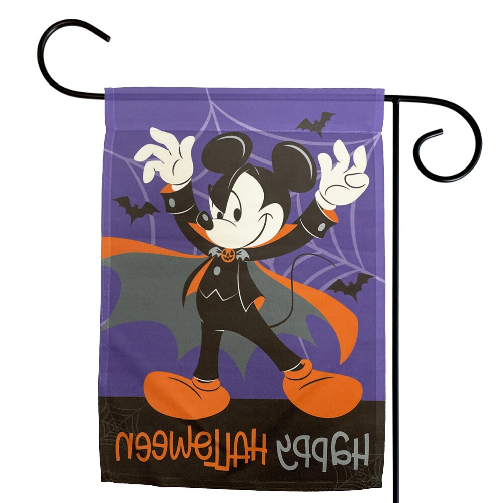 Disney 1.5-ft W x 3.28-ft H Halloween Garden Flag Kit at Lowes.com