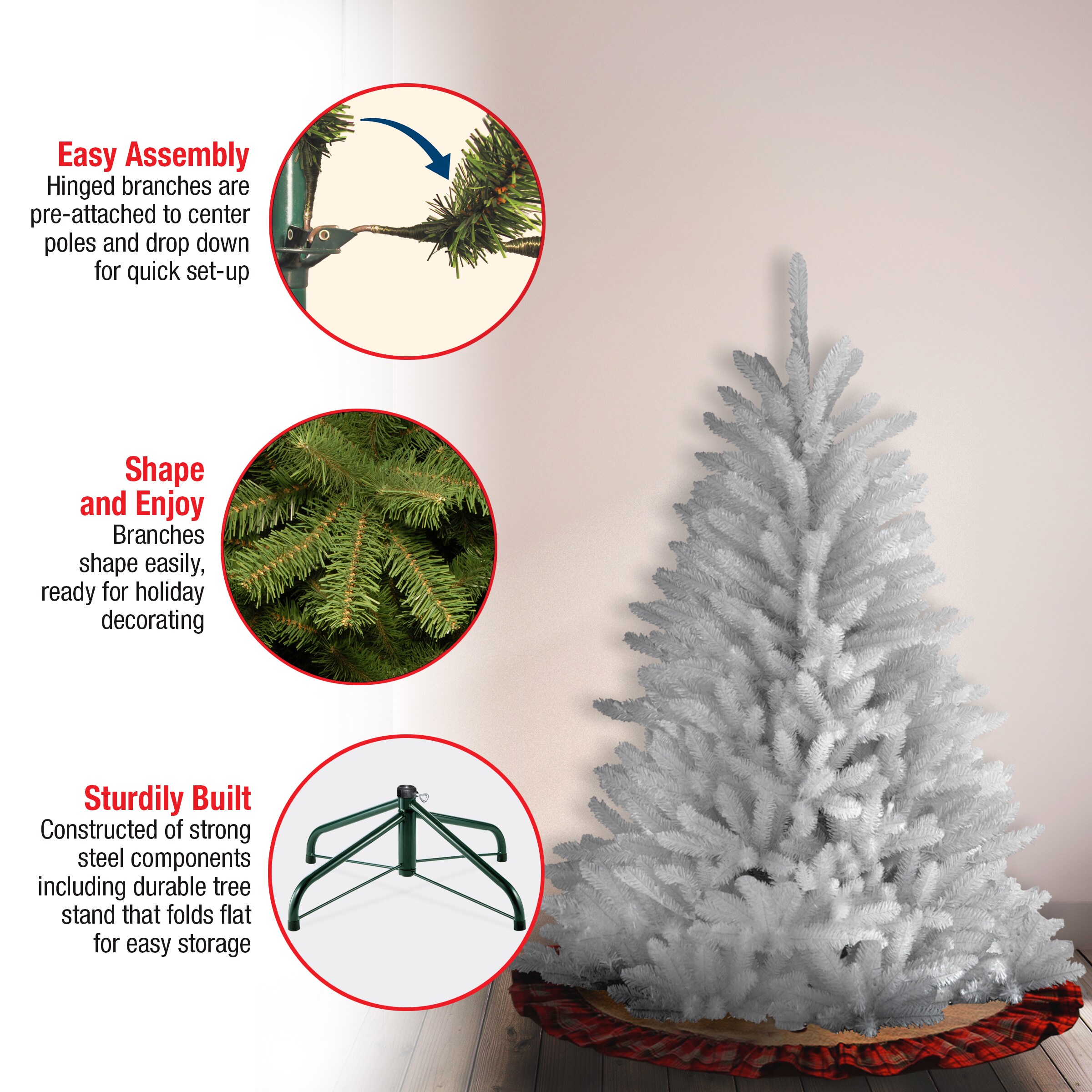National Tree Company DUWH-45 Artificial-Christmas-Trees - View #6
