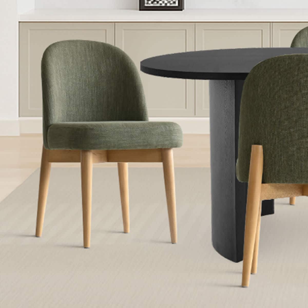 Maison Boucle DWEN79BK+HAVNAGREEN6 Dining-Sets - View #2