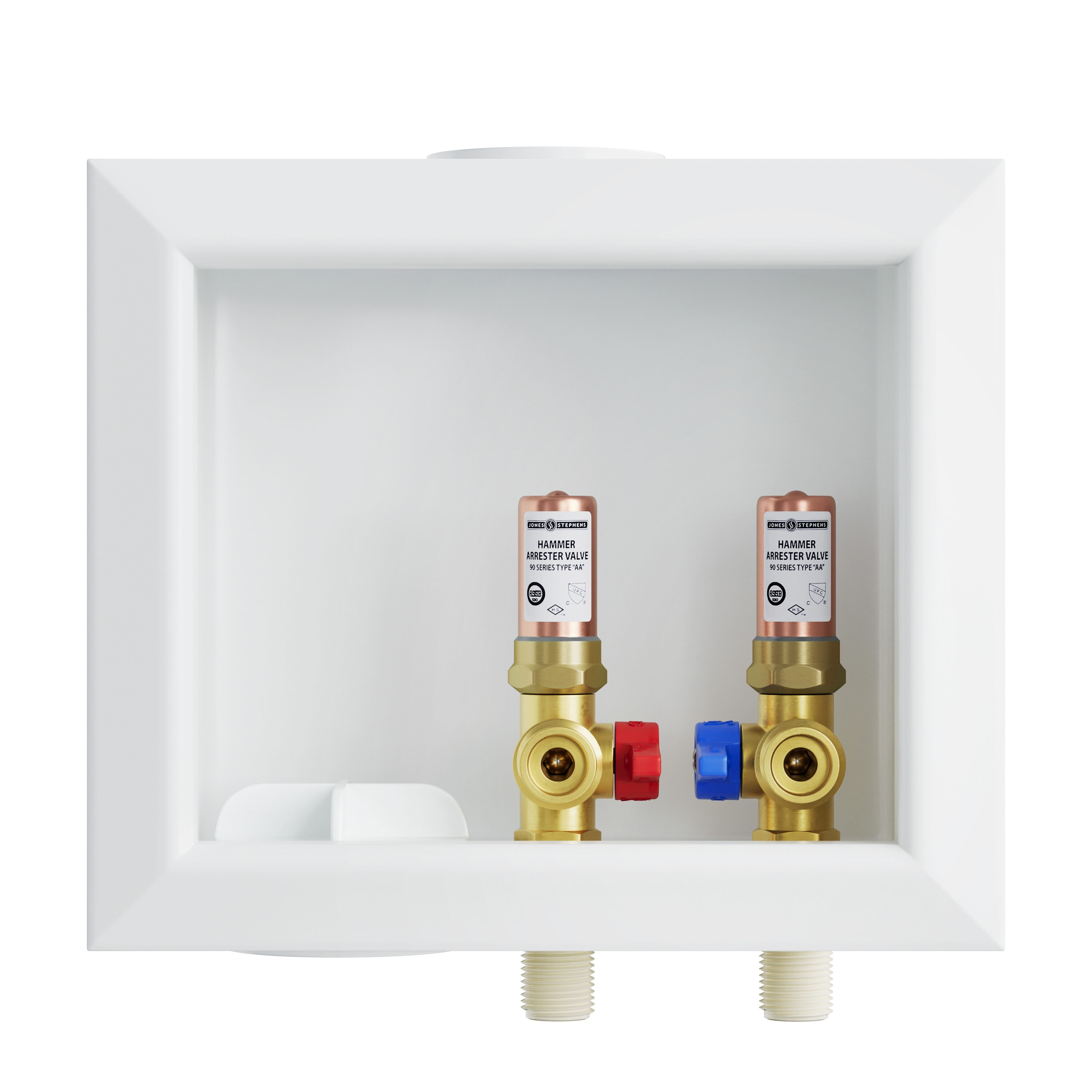 Jones Stephens B05847 Quarter turn ball valve CPVC Washing machine Outlet Box